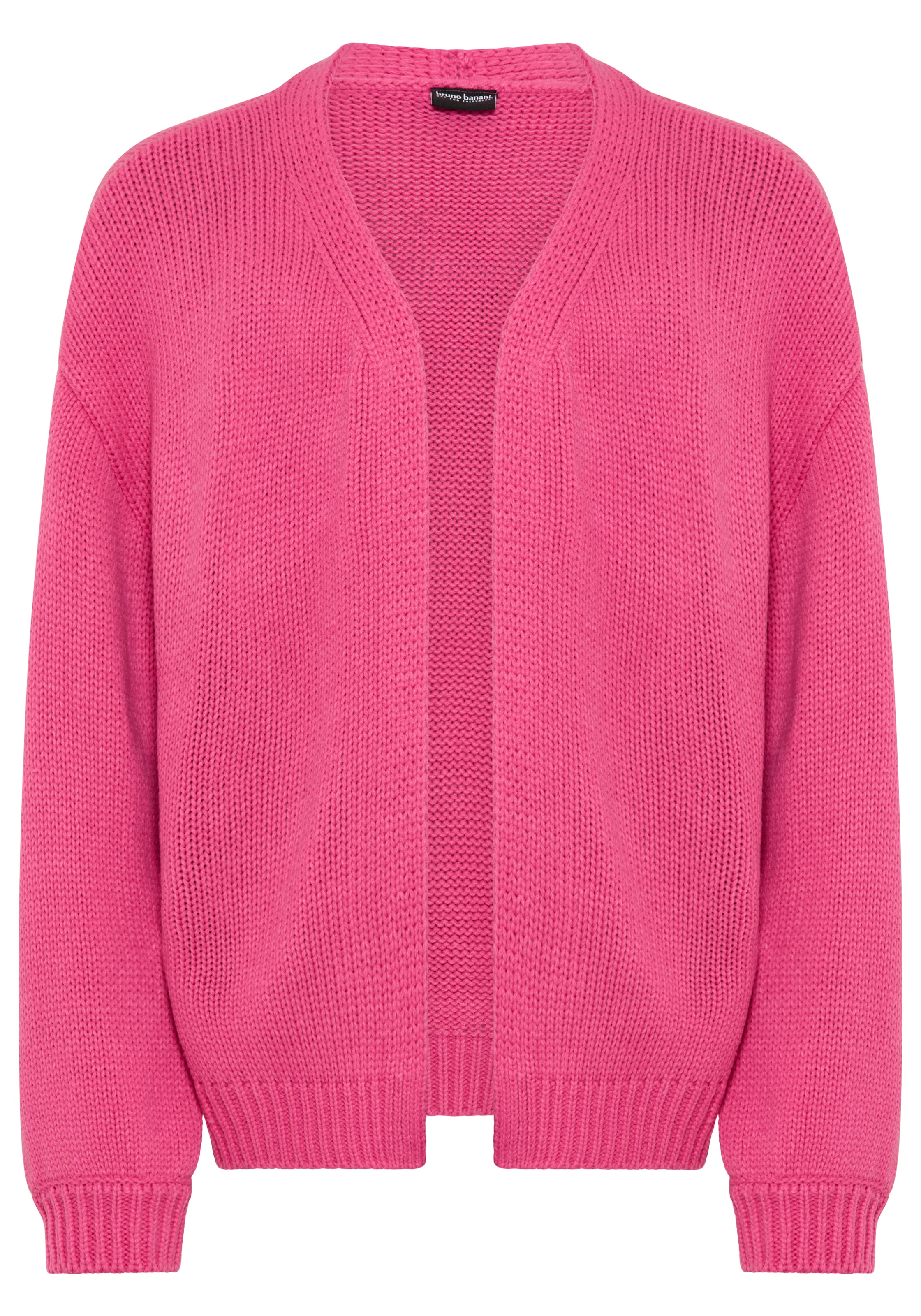 Bruno Banani Strickjacke »Cardigan, Strickjacke in offener weiter Form« NEU: BRUNO BANANI für TEENS! Lockerer, weicher Strick