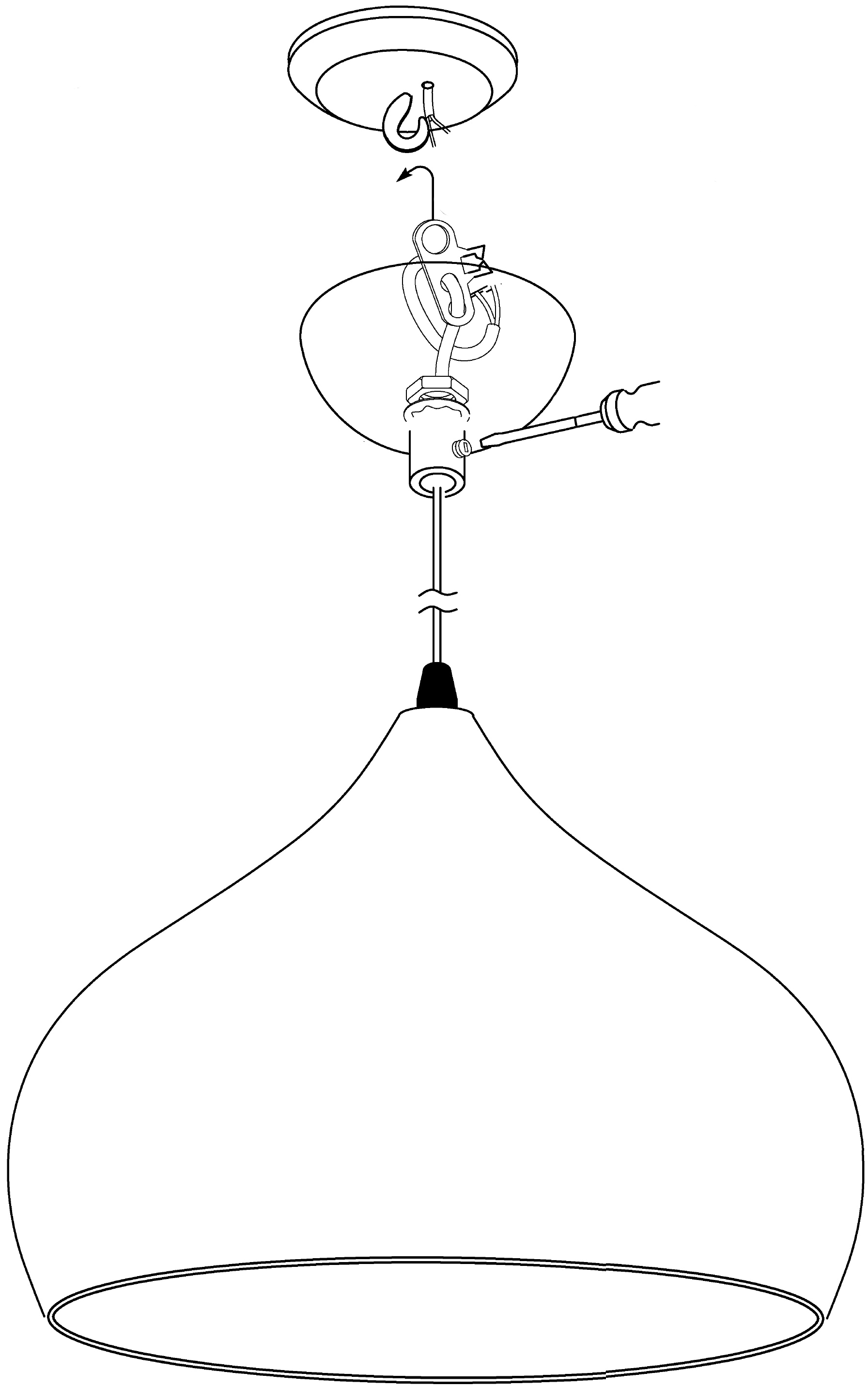 EGLO Hängeleuchte »HAPTON Pendellampe, E27, IP20, Stahl, Esszimmerlampe, Vintage, Lampe« E27 Pendelleuchte, Wohnzimmerlampe, H110 x Ø29 cm, kupfer, 1X60W exkl.