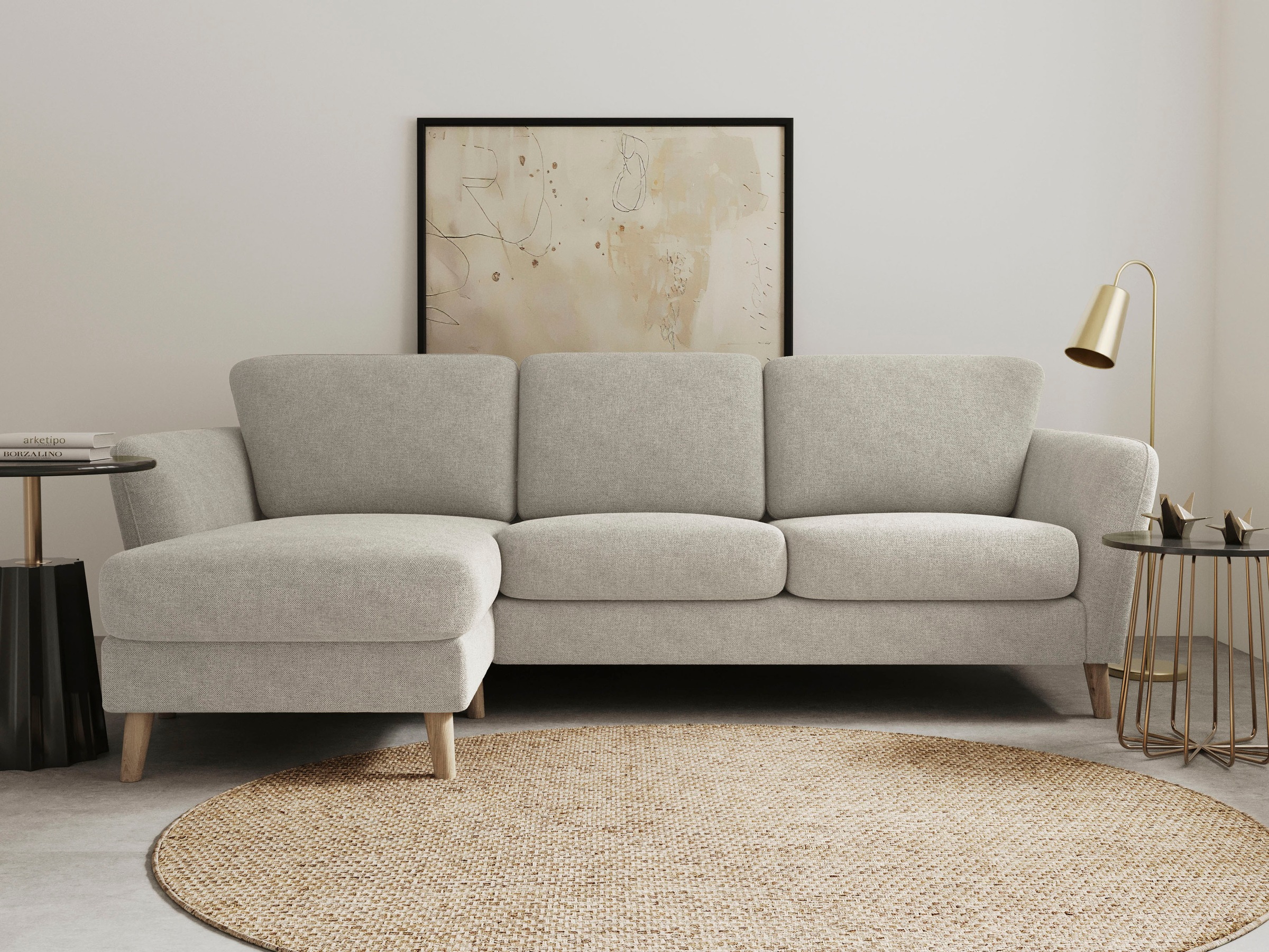 Home affaire Ecksofa »MARSEILLE (242/152cm),L-Form, Rec. rechts/links« Mass günstig online kaufen