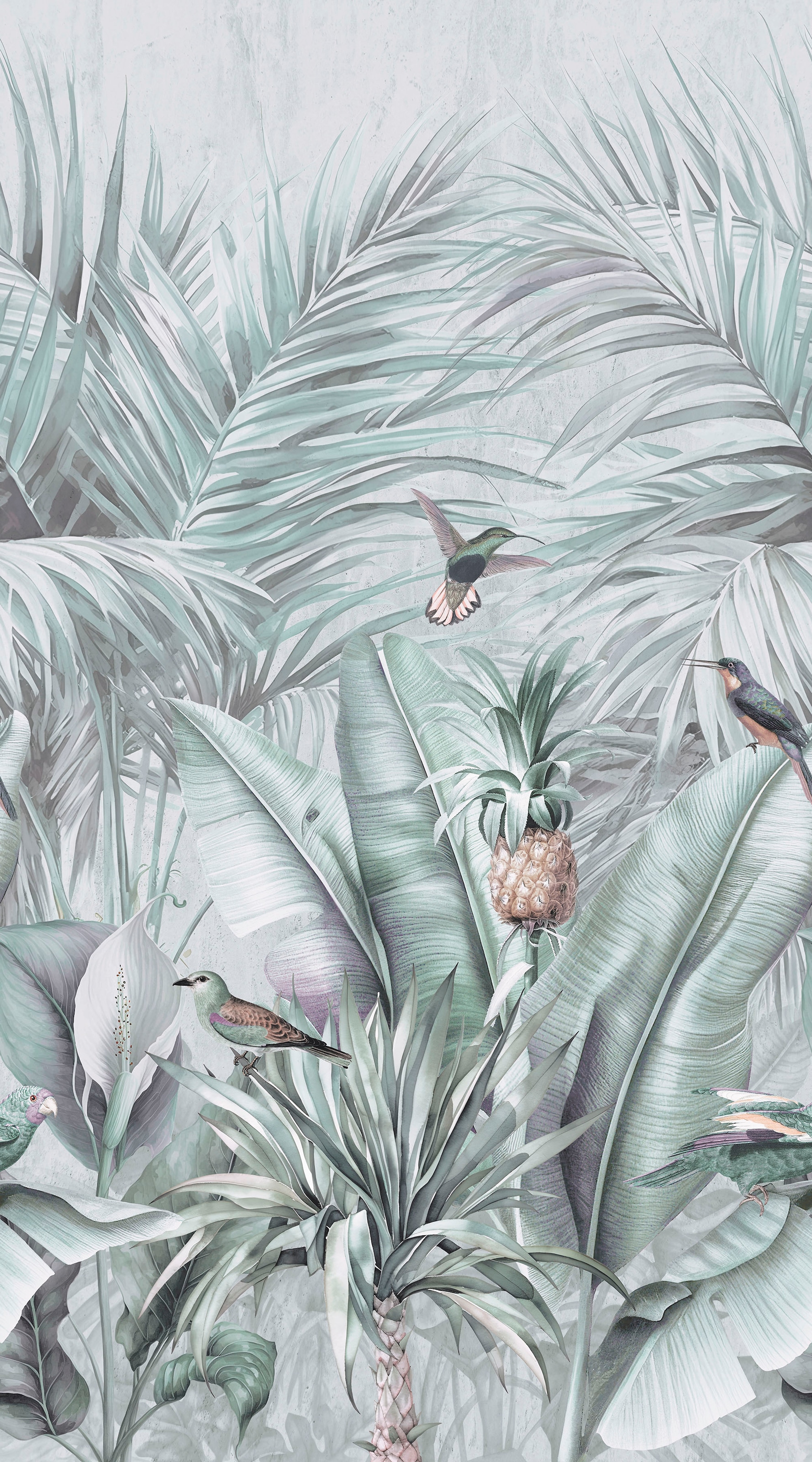 Fashion for walls Fototapete »Ayana« floral glatt Phthalate frei