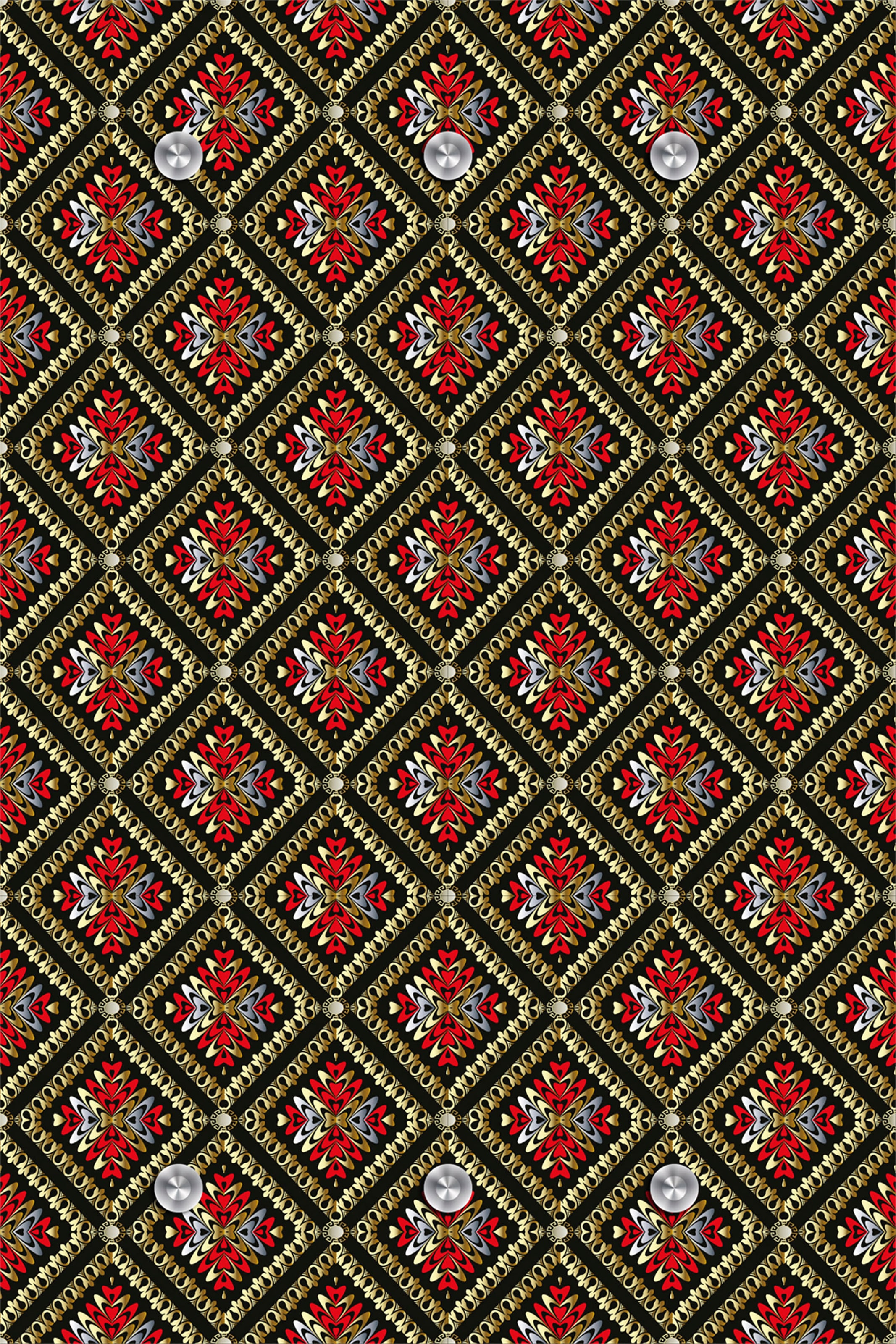 queence Garderobenleiste "Blumen" mit 6 Haken, 80 x 120 cm günstig online kaufen