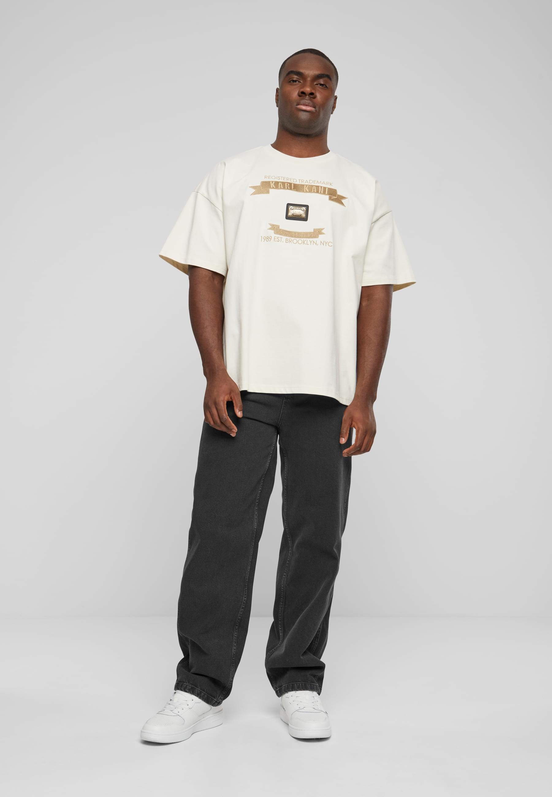 Karl Kani T-Shirt »Karl Kani Herren KM241-003-2 Karl Kani Metal Plate Boxy Tee« 1 Stk. tlg.