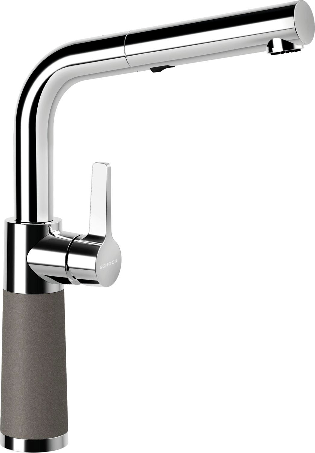 Schock Küchenarmatur »SC-540 SB« ausziehbar, Strahl-Brause, Rückflussverhinderer, Schwenkbereich 120°