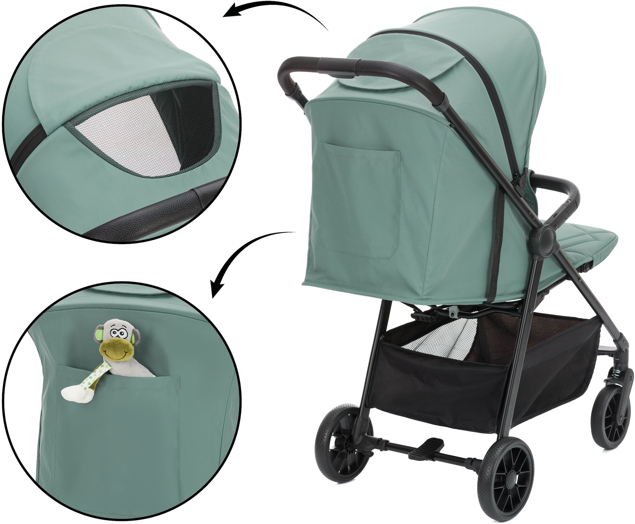 Fillikid Kinder-Buggy »Milo« Gewicht nur 5,3 kg