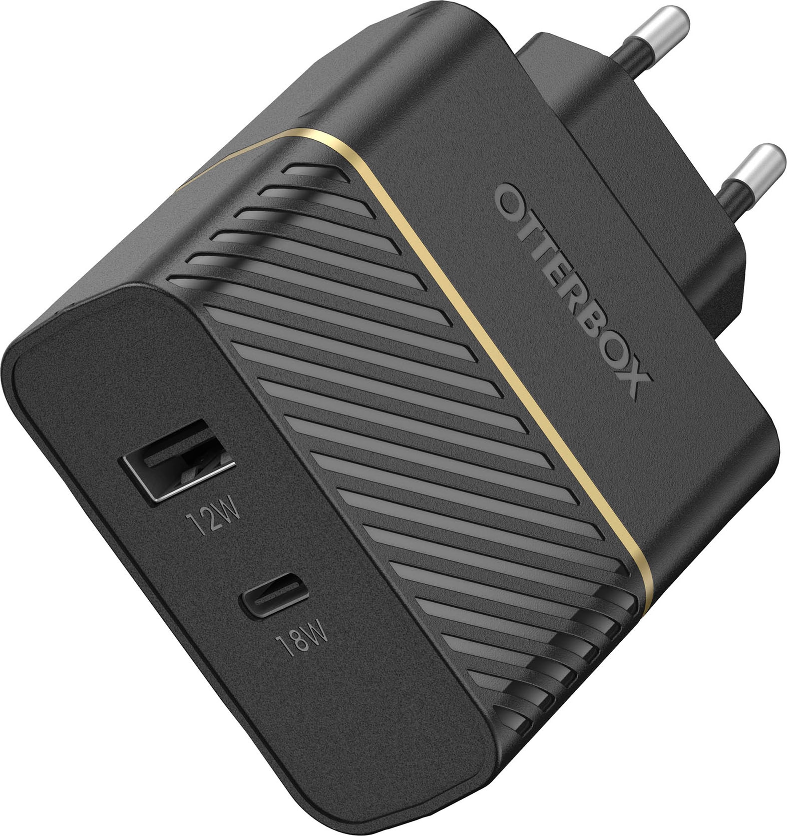 Otterbox Smartphone-Ladegerät »EU Ladegerät 30W - USB-C 18W + USB-A 12W USB-PD«, geeignet für Apple iPhone, Samsung Galaxy, Google Pixel