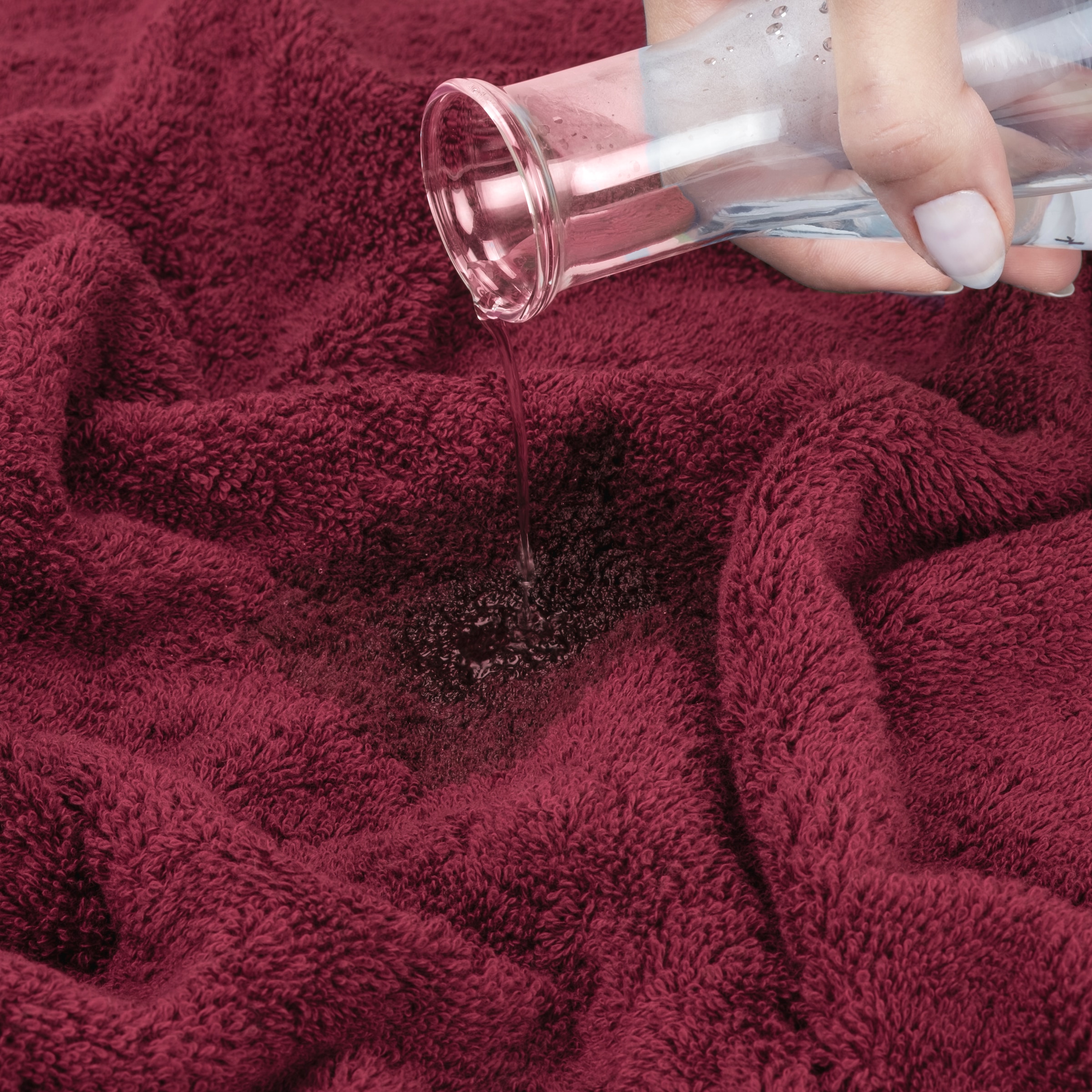 HAMMETEX Handtuch Set »4er Set Handtücher 50x100 cm, 100% Baumwolle, Weich & Saugstark« mit Bordüre, einfarbig, weich