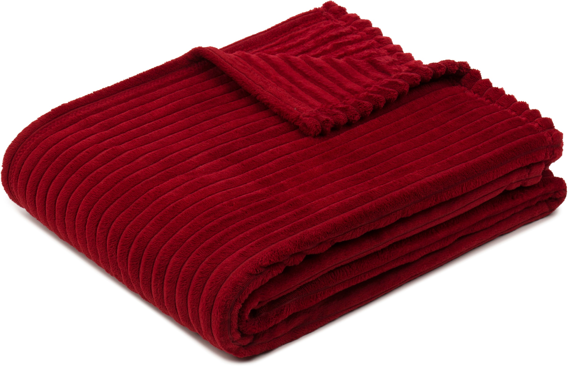 Gözze Wohndecke »Feincord Kuscheldecke«, flauschig weich und wohlig warm günstig online kaufen