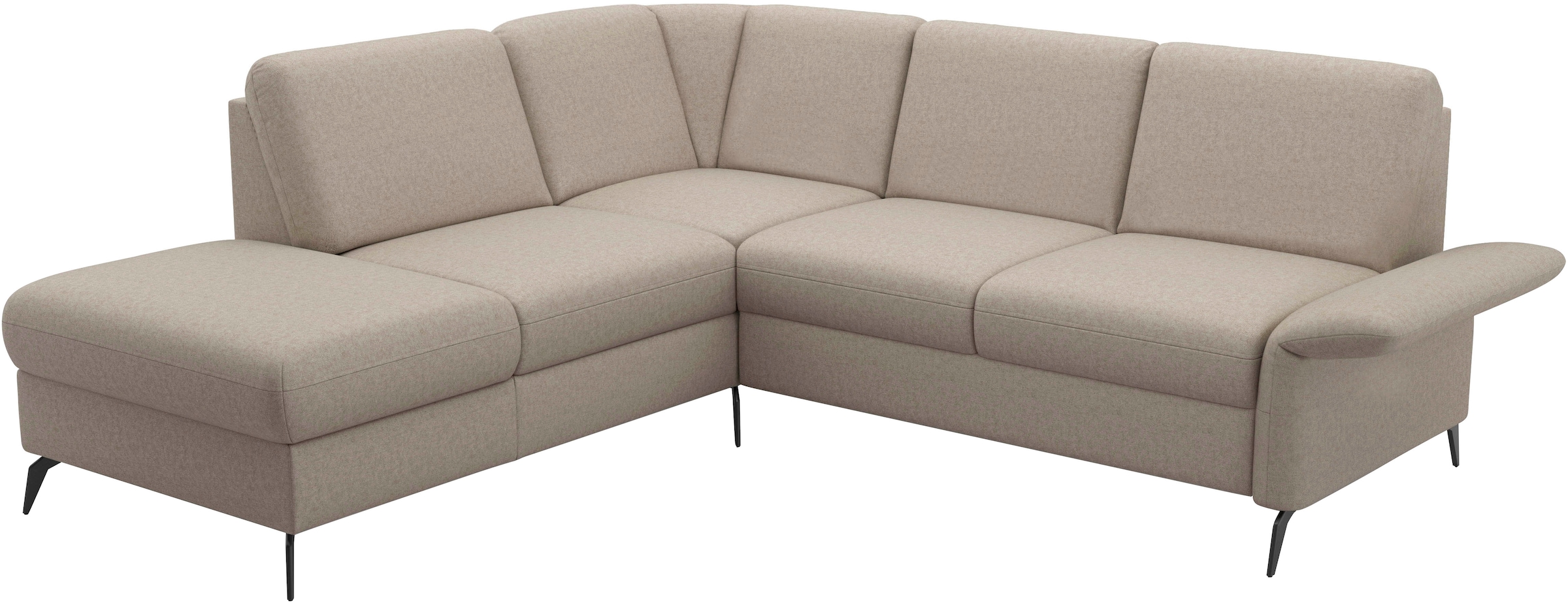 Home affaire Ecksofa »Rochelle«, optional: Armteilverstellung, klappbar, Bettkasen