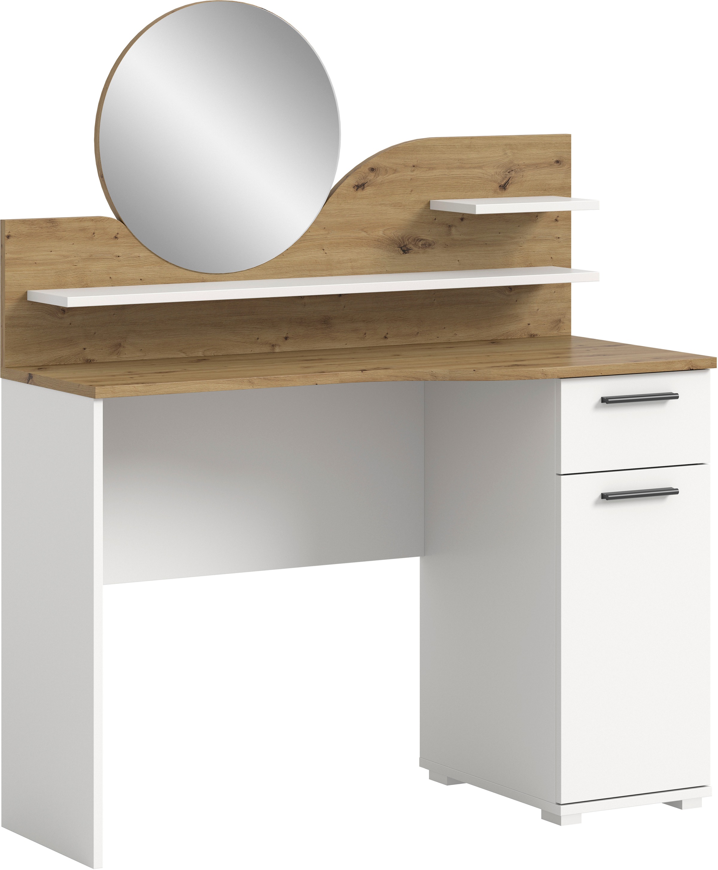 INOSIGN Konsolentisch »Hegomi, Breite 110 cm, 1 Tür, 1 Schubkasten, 2 Ablag günstig online kaufen