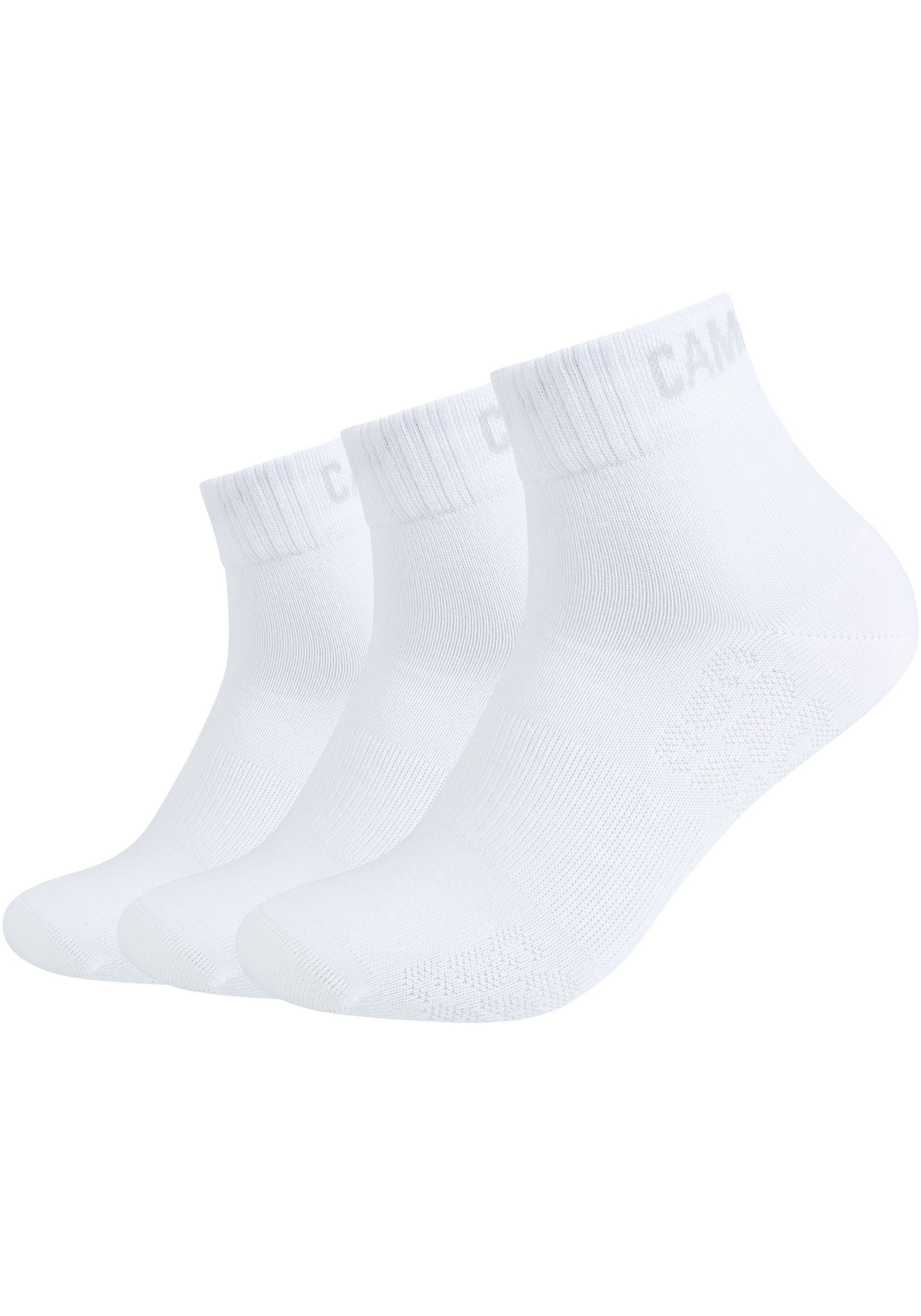 CAMP DAVID Kurzsocken »mesh ventilation«, (6 Paar), mit dezentem Markenlogo