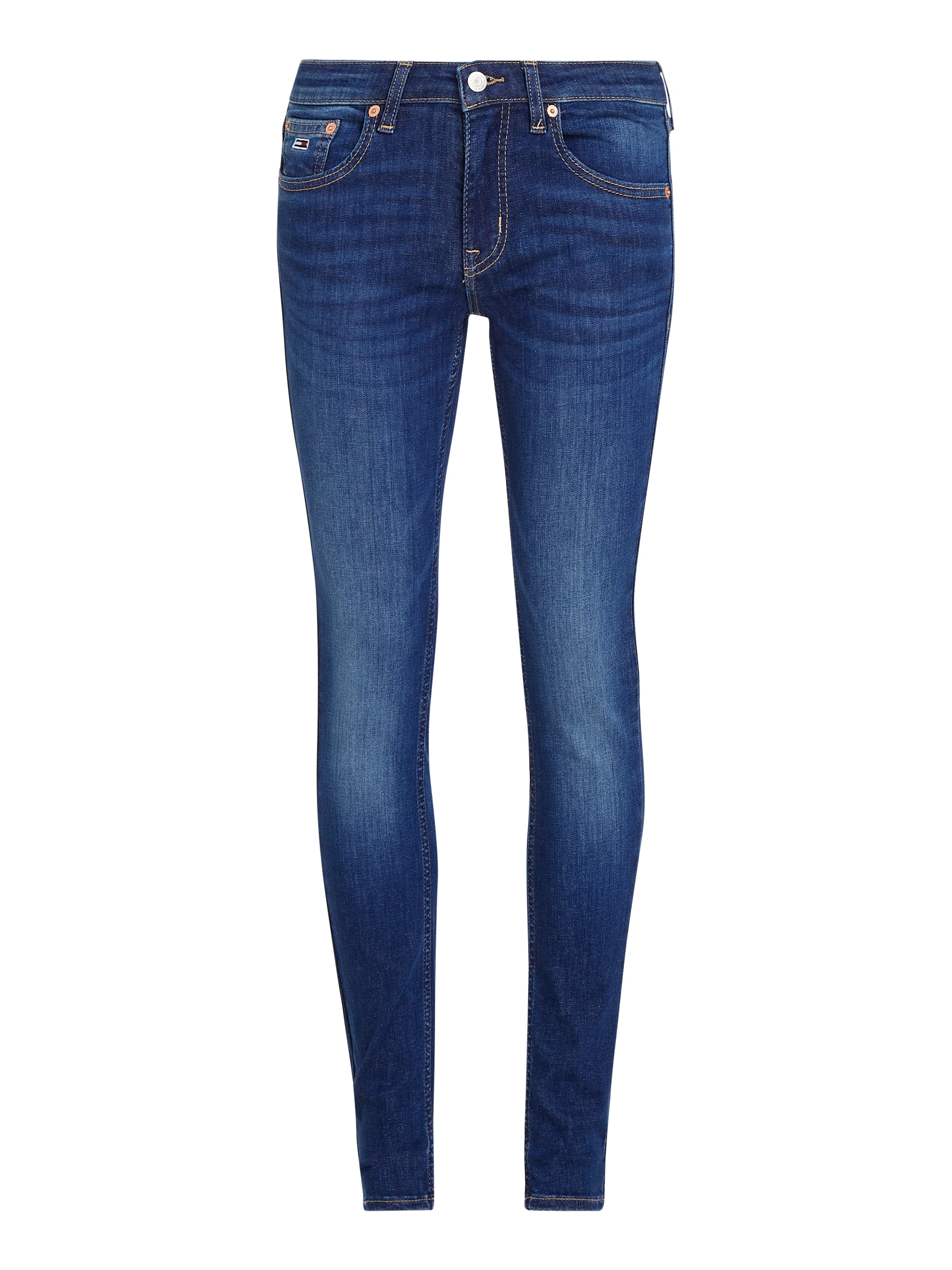 Tommy Jeans Skinny-fit-Jeans »Tommy Jeans Damenjeans Low Waist Skinny«, mit Waschung, Logo-Badge