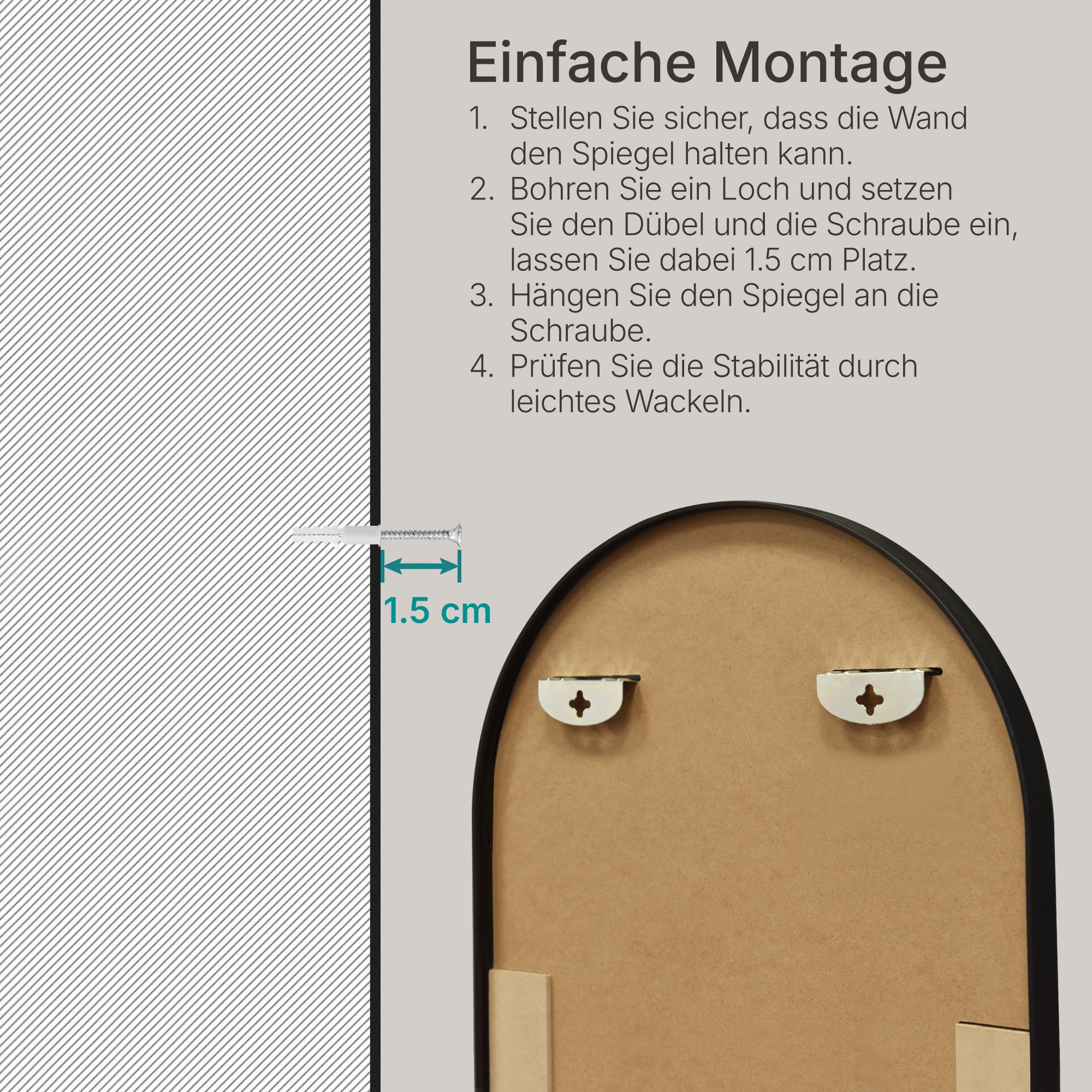 OTTO home »Standspiegel Addrik, wahlweise in 2 Größen 150x40cm oder 180x60cm« Ganzkörperspiegel mit Sicherheitsglas, in verschiedenen Farben