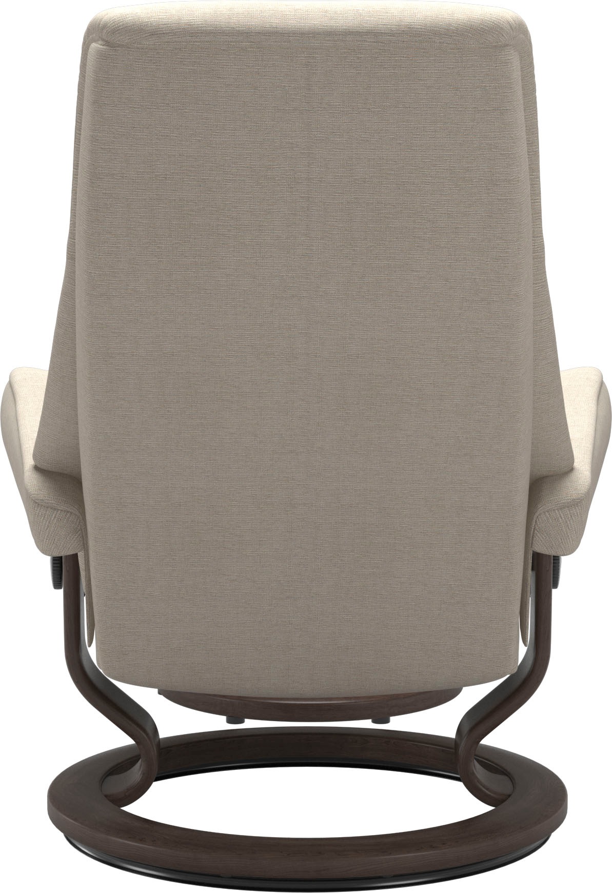 Stressless® Relaxsessel »View«, (Set, Relaxsessel mit Hocker), mit Classic Base, Größe S,Gestell Wenge
