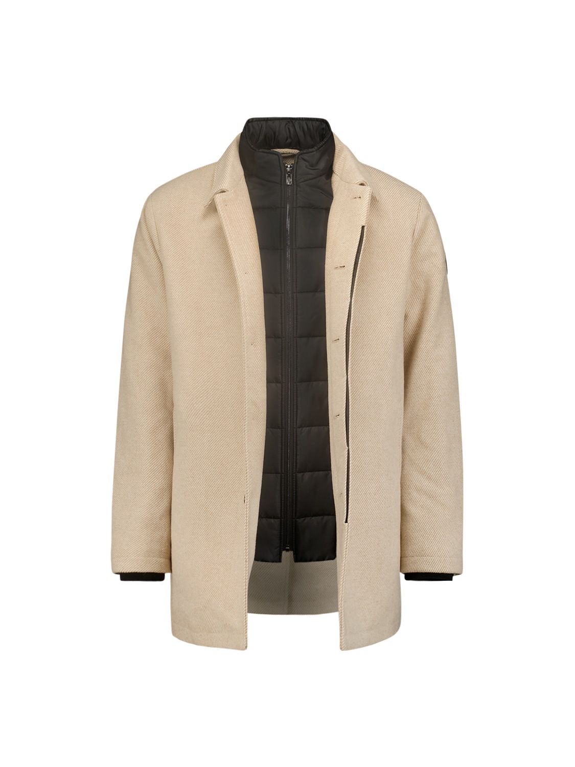 NO EXCESS Parka »No Excess Jacke Long Fit mit abnehmbarer Front«