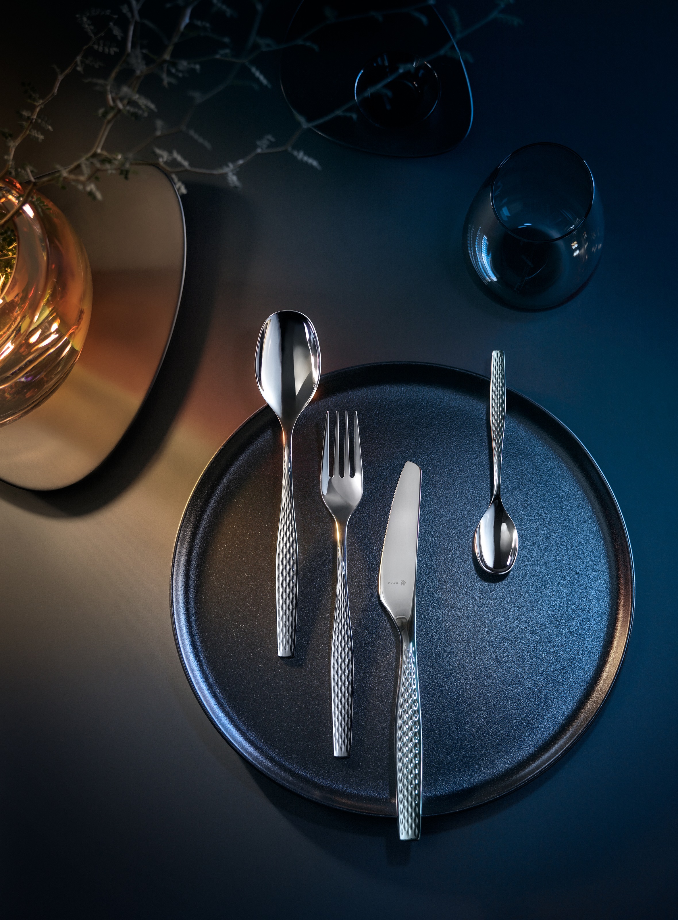 WMF Besteck-Set »Sentic«, (Set, 30 tlg.), ergonomisch, Cromargan protect