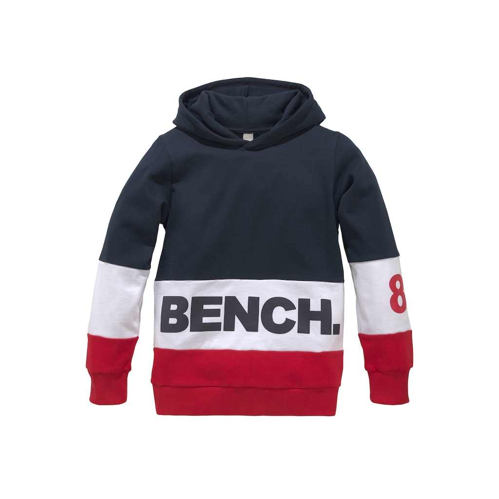 Bench. Kapuzensweatshirt, im colourblocking Design