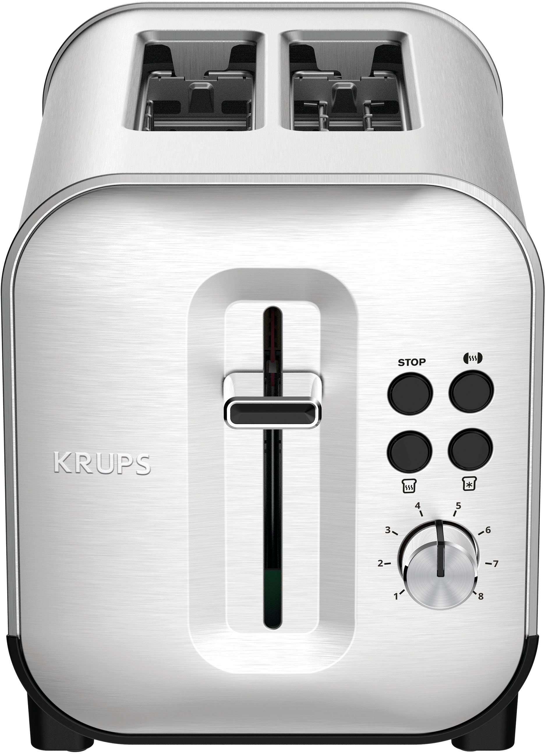 Krups Toaster »KH682D Excellence«, 2 Schlitze, 850 W, berührungsempfindliche Tasten, Anhebevorrichtung, 8 Bräunungsstufen