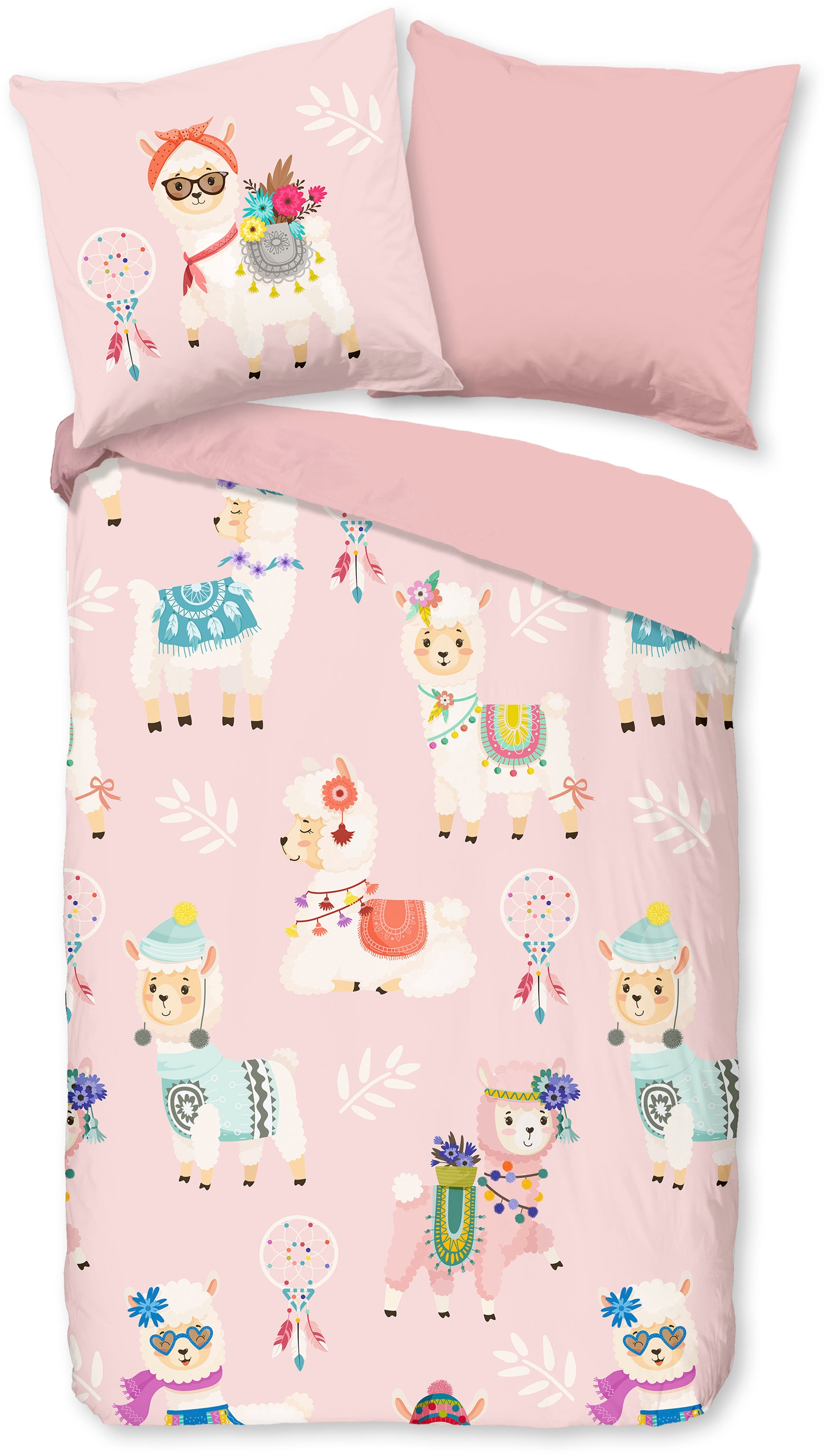 good morning Kinderbettwäsche »Ladida«, Flanell, Biber, 135x200, Warm, Wend günstig online kaufen