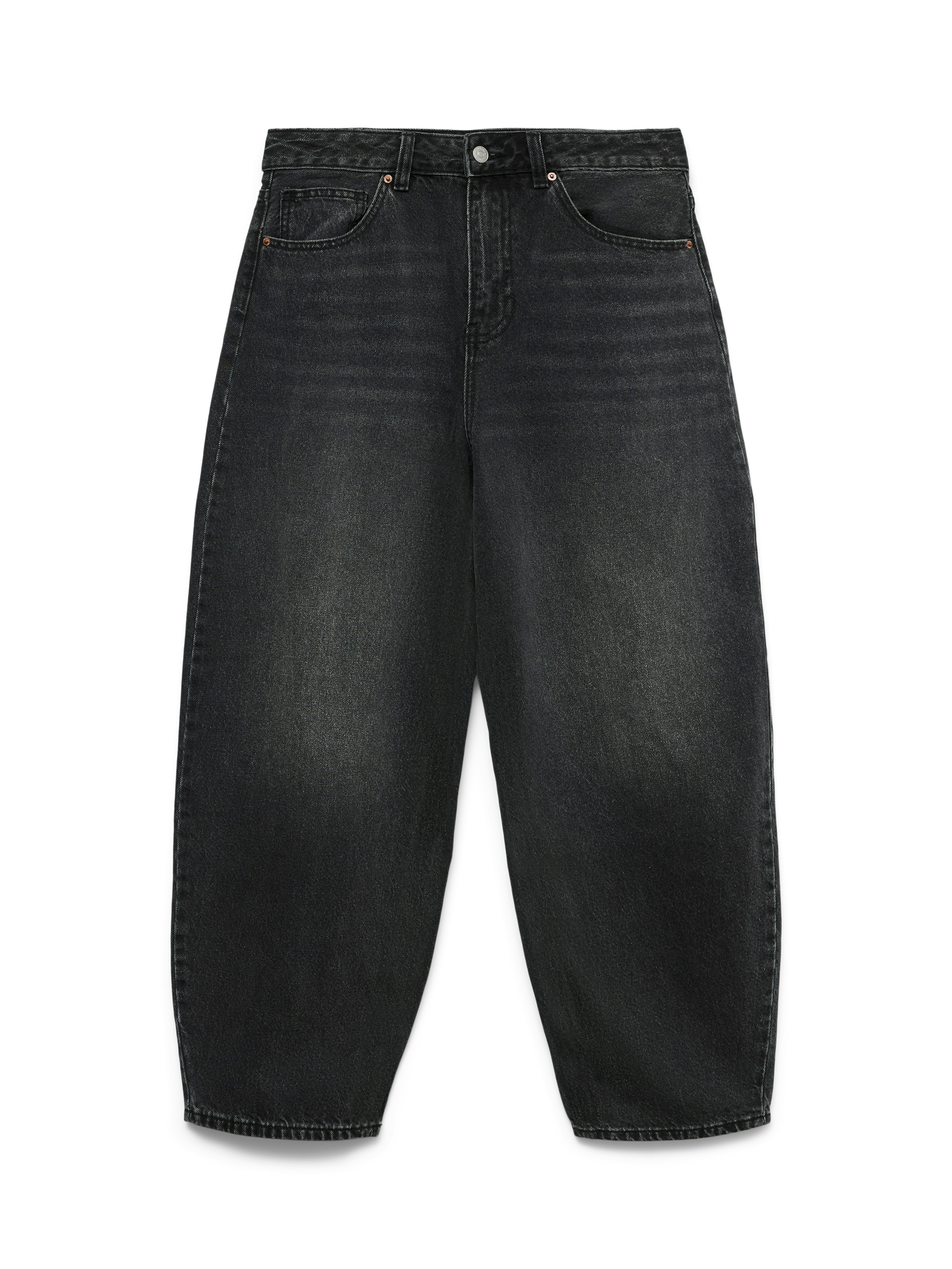 Vero Moda Weite Jeans »VMBILLIE HR BARREL ANK JEANS LI141 NOOS« Baumwolle, barrel fit, high waist, knöchellang