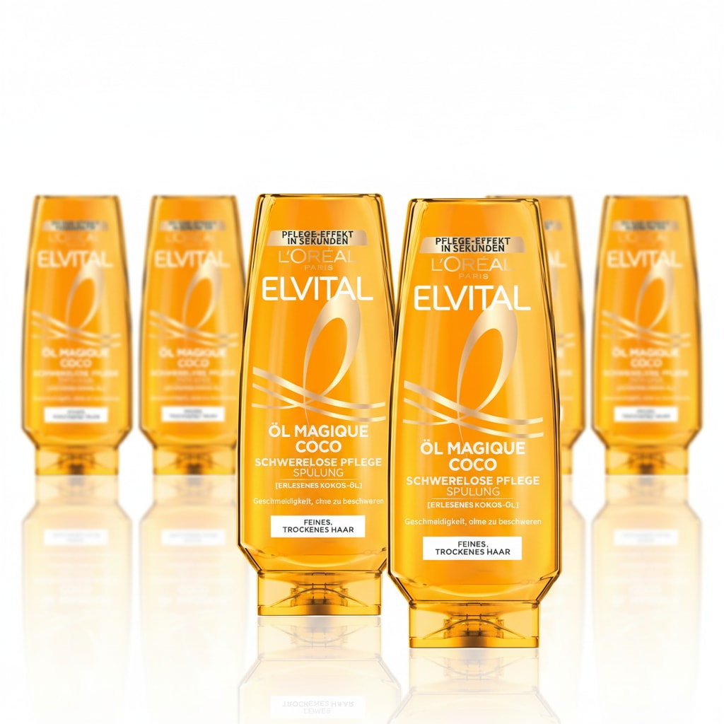 L'ORÉAL PARIS Haarspülung »L'Oréal Paris Elvital Öl Magique Coco Spülung« Intensive Pflege auch für trockenes Haar, verleiht Geschmeidigkeit.
