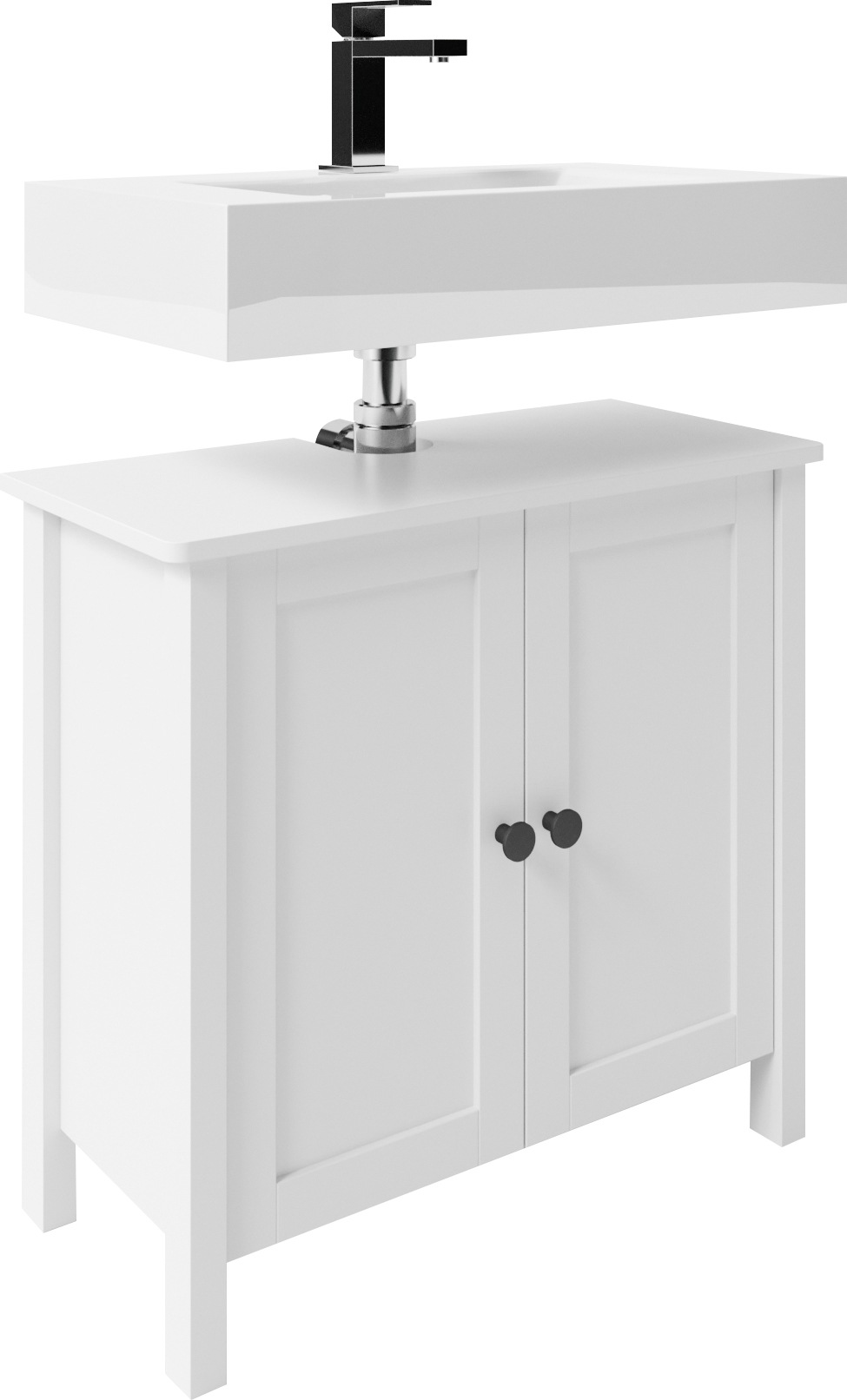 welltime Waschbeckenunterschrank "SYLT" Badmöbel, Breite 65cm günstig online kaufen