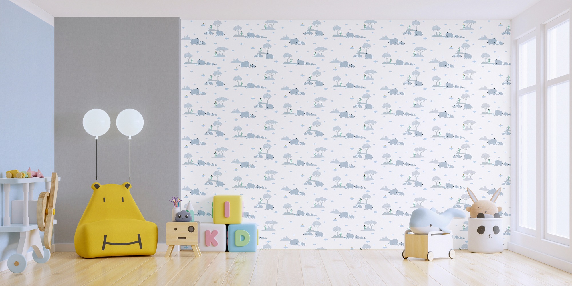 A.S. Création Vliestapete »Little Love«, Motiv-abstrakt-naturalistisch, Kindertapete Tapete Tier Tapeten Kinderzimmer modern Design Wandtapete