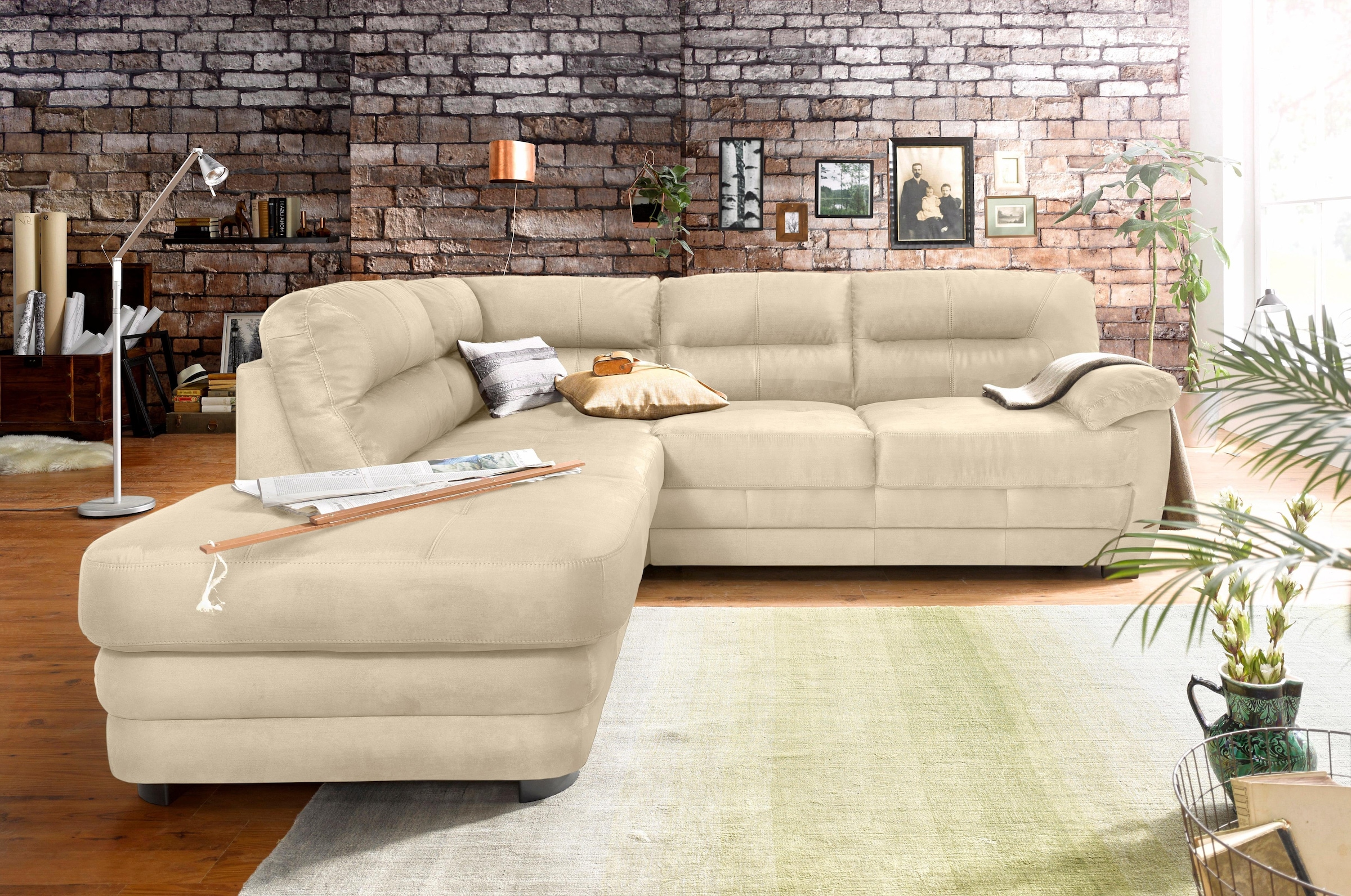 COTTA Polstergarnitur »Royale L-Form«, (Set), Set bestehend aus: Ecksofa & günstig online kaufen