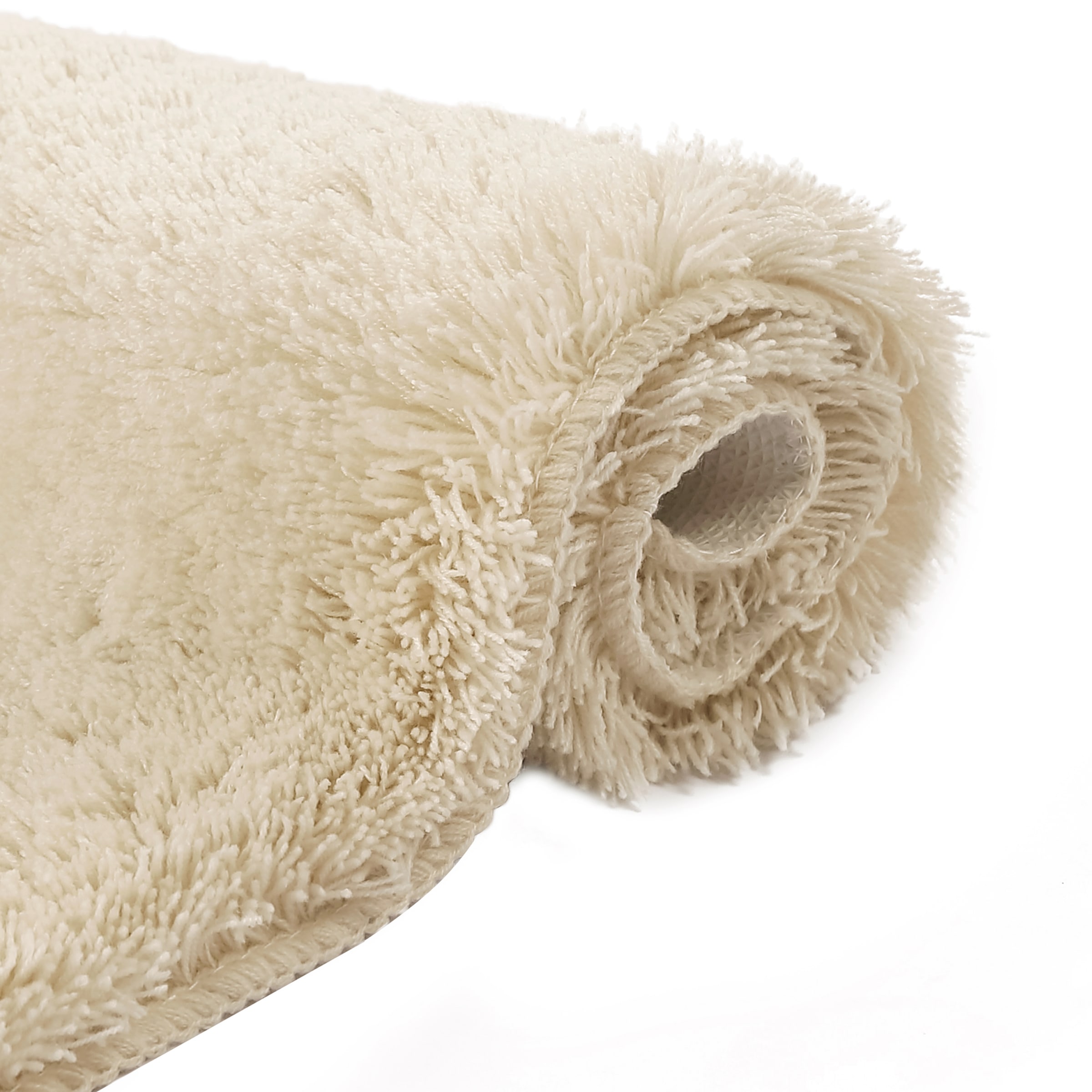 my home Badematte »Merida, Badvorleger, Badezimmer Teppich« Höhe 32 mm rutschhemmend beschichtet fußbodenheizungsgeeignet | schnell trocknend | strapazierfähig Badteppich, Uni Farben, rechteckig, rund & als 2-tlg. Set erhältlich