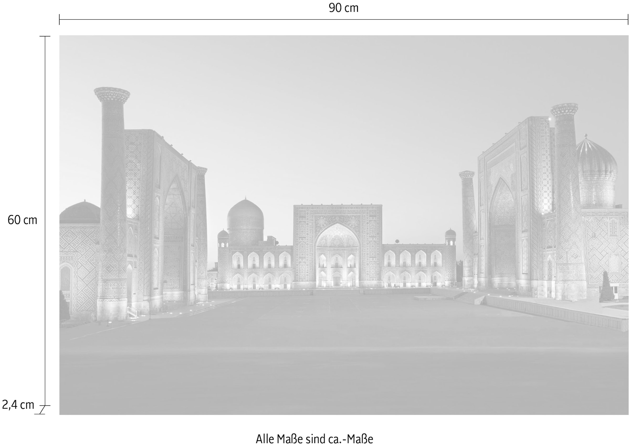 queence Acrylglasbild »Palast« Elemente der Architektur | Gebäude | Religion | Spa | Spa Bilder Fine Art-Print in Galeriequalität