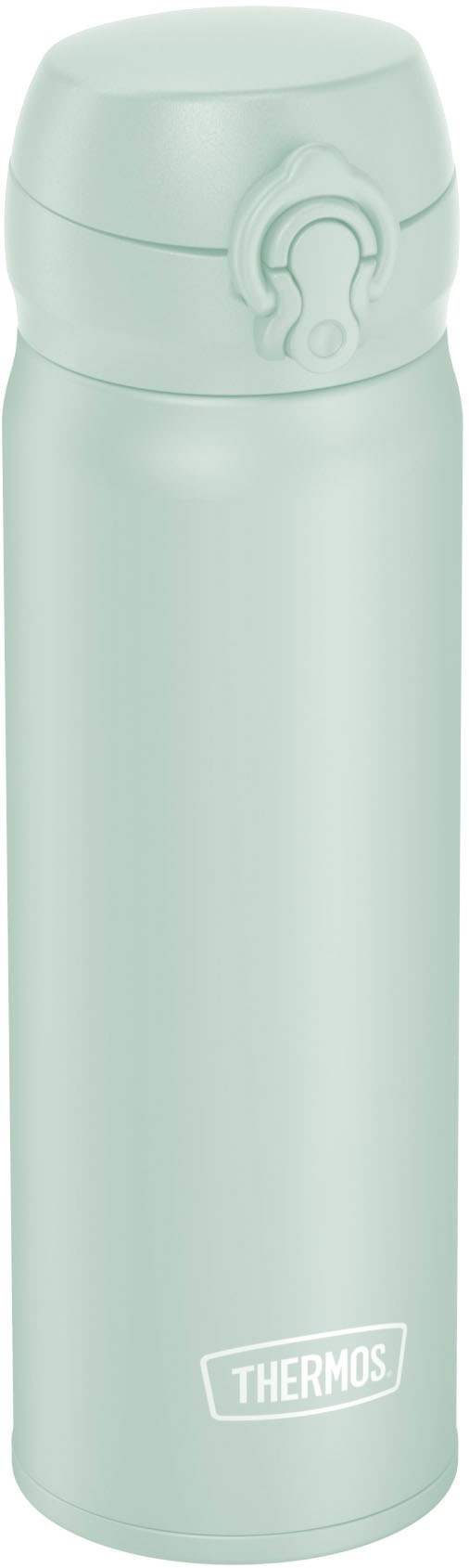 THERMOS Isolierflasche »ULTRALIGHT BOTTLE, doppelwandiger Edelstahl, spülmaschinenfest«, (1 tlg.), 10h heiß & 20h kalt, zerlegbares Safe Flow Lid