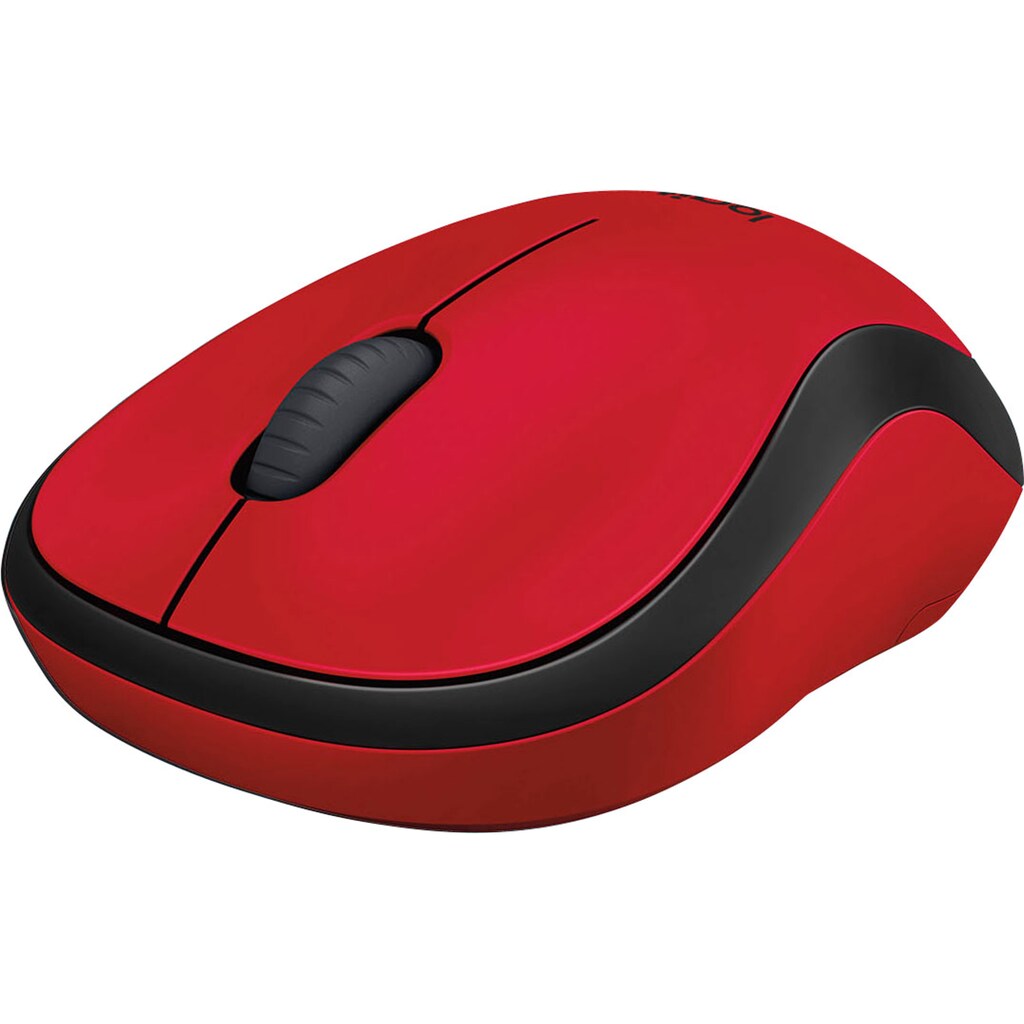 Logitech Maus »M220 SILENT Kabellose Maus, Für Links- & Rechtshänder«, RF Wireless