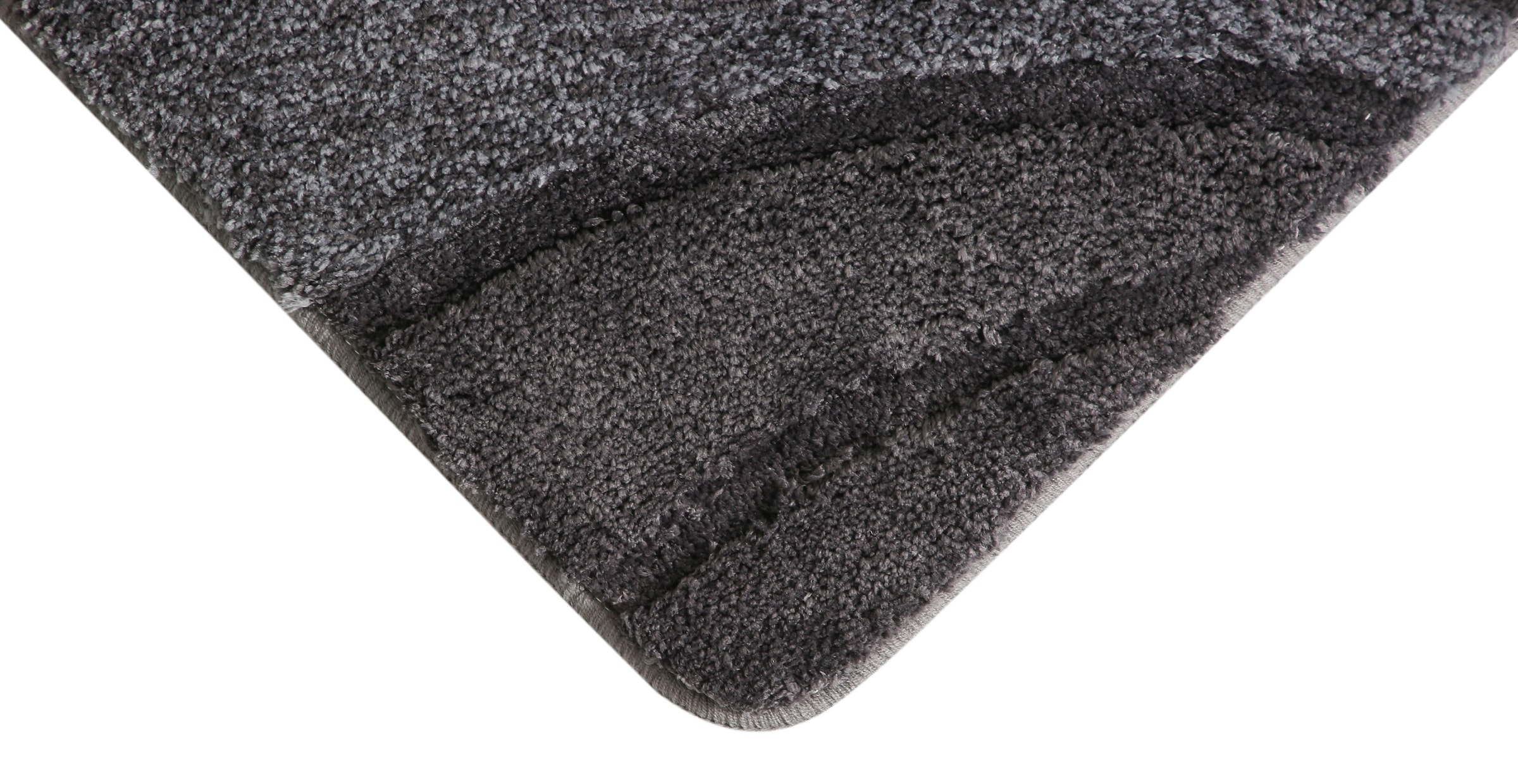 my home Badematte »Josie, Badvorleger, Badezimmer Teppich«, rutschhemmend beschichtet, fußbodenheizungsgeeignet-schnell trocknend-strapazierfähig, Badteppich, Badematten, rechteckig, rund & als 3-tlg. Set erhältlich