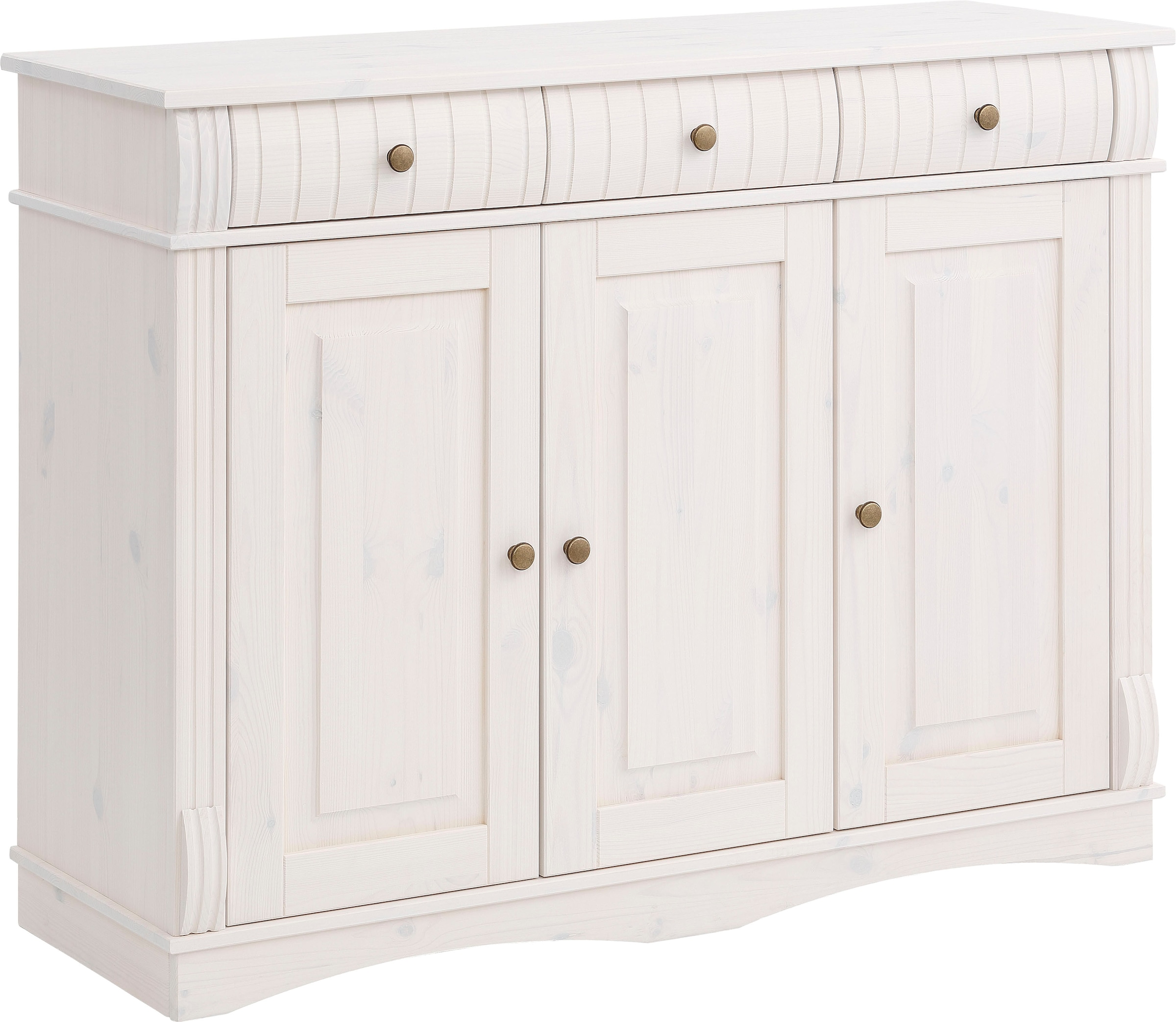 Home affaire Sideboard »Teresa«, (Maße (B/T/H): 118/40/90 cm), Kommode, 3-t günstig online kaufen