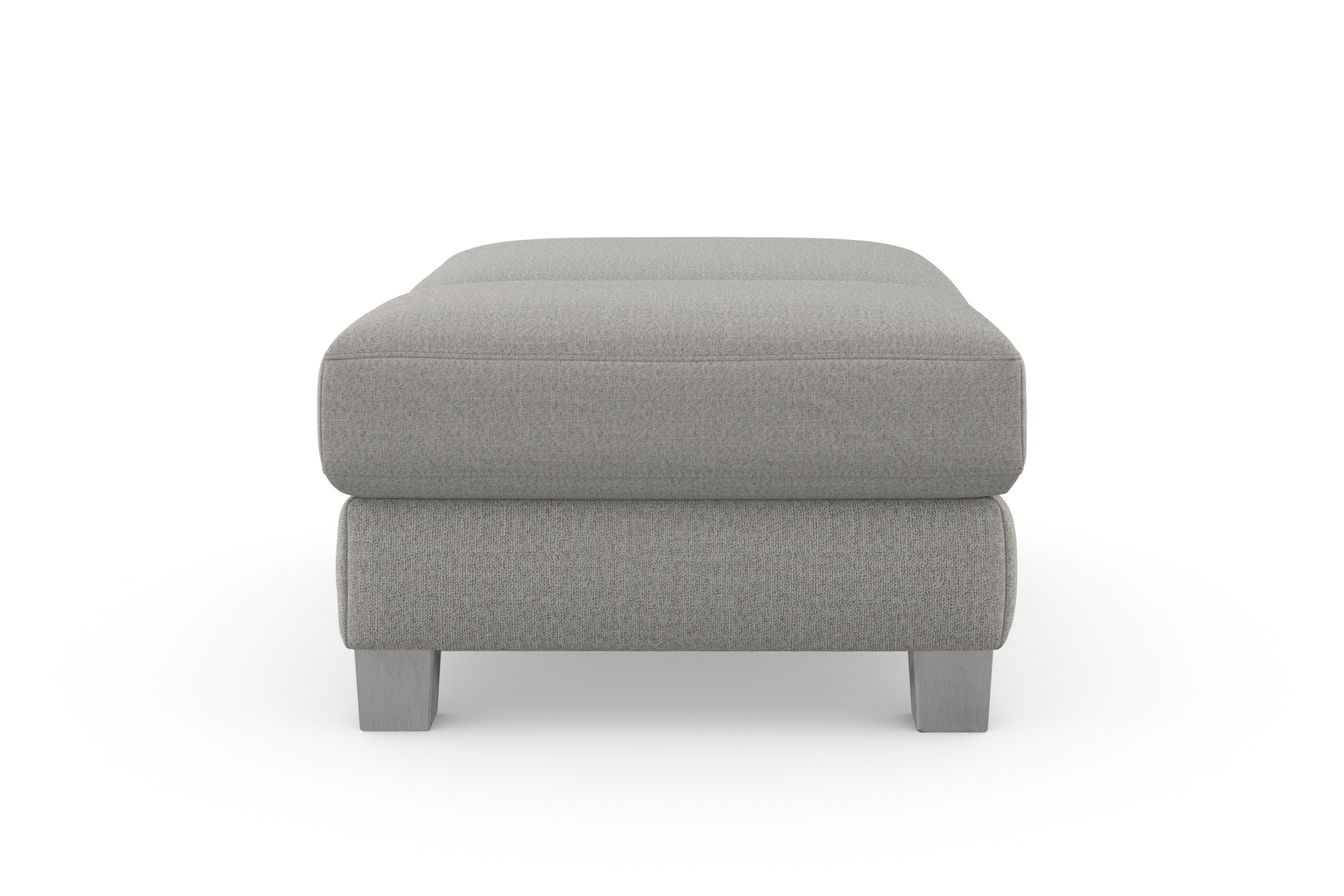 sit&more Polsterhocker »Dundee«, mit Klappfunktion, Federkern und hochwertigen Edelstahlfüßen
