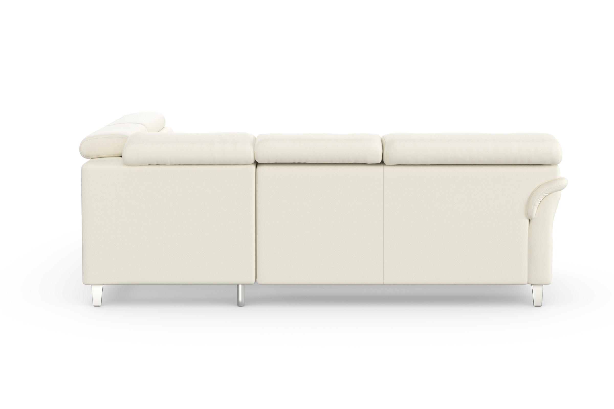 sit&more Ecksofa »Marano L-Form«, inklusive Kopfteilverstellung, wahlweise mit Bettfunktion, Bettkasten