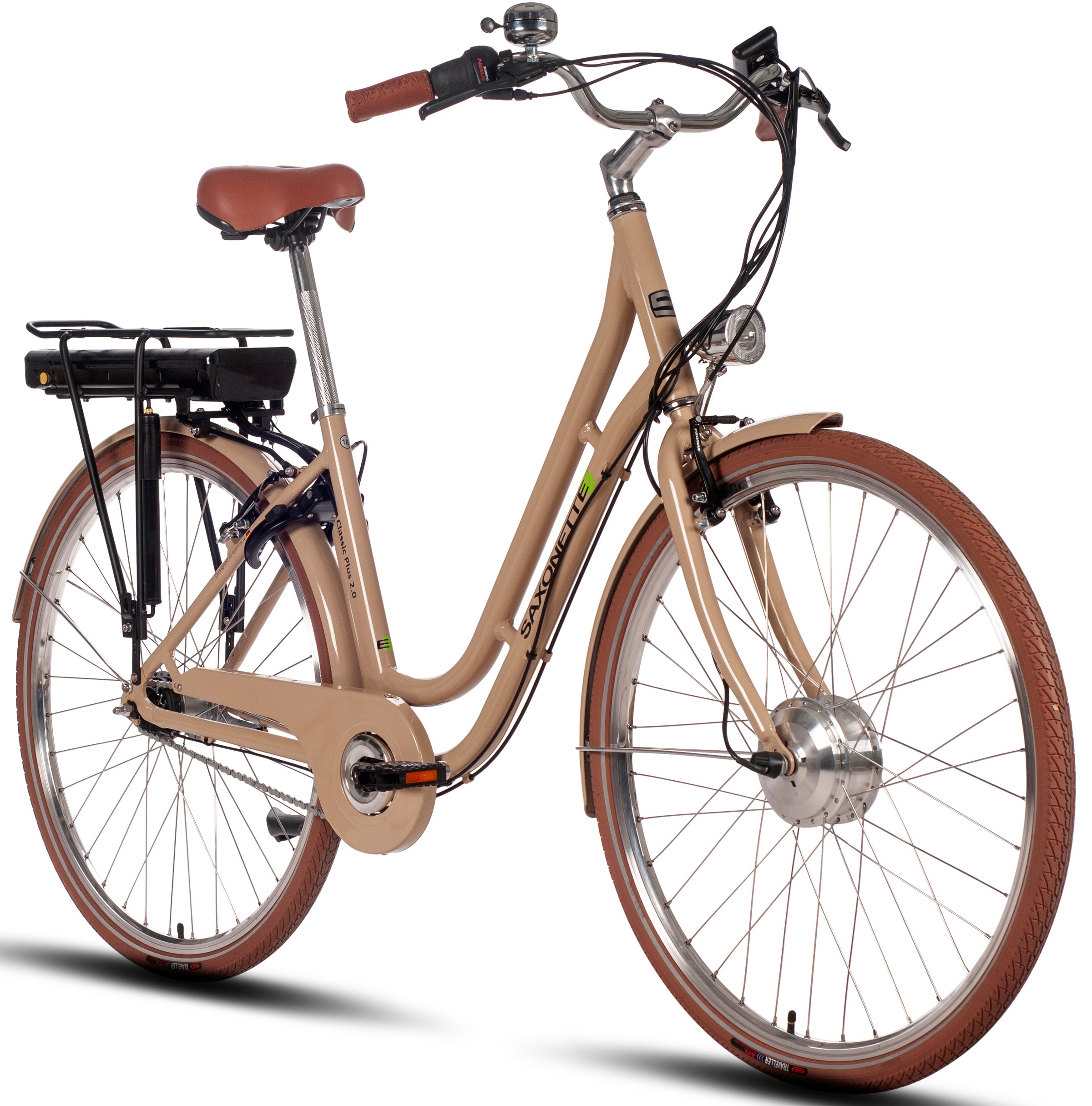 SAXONETTE E-Bike »CLASSIC PLUS 2.0«, 7 Gang, Shimano, Nexus, Frontmotor 250 W, Pedelec, Elektrofahrrad für Damen u. Herren