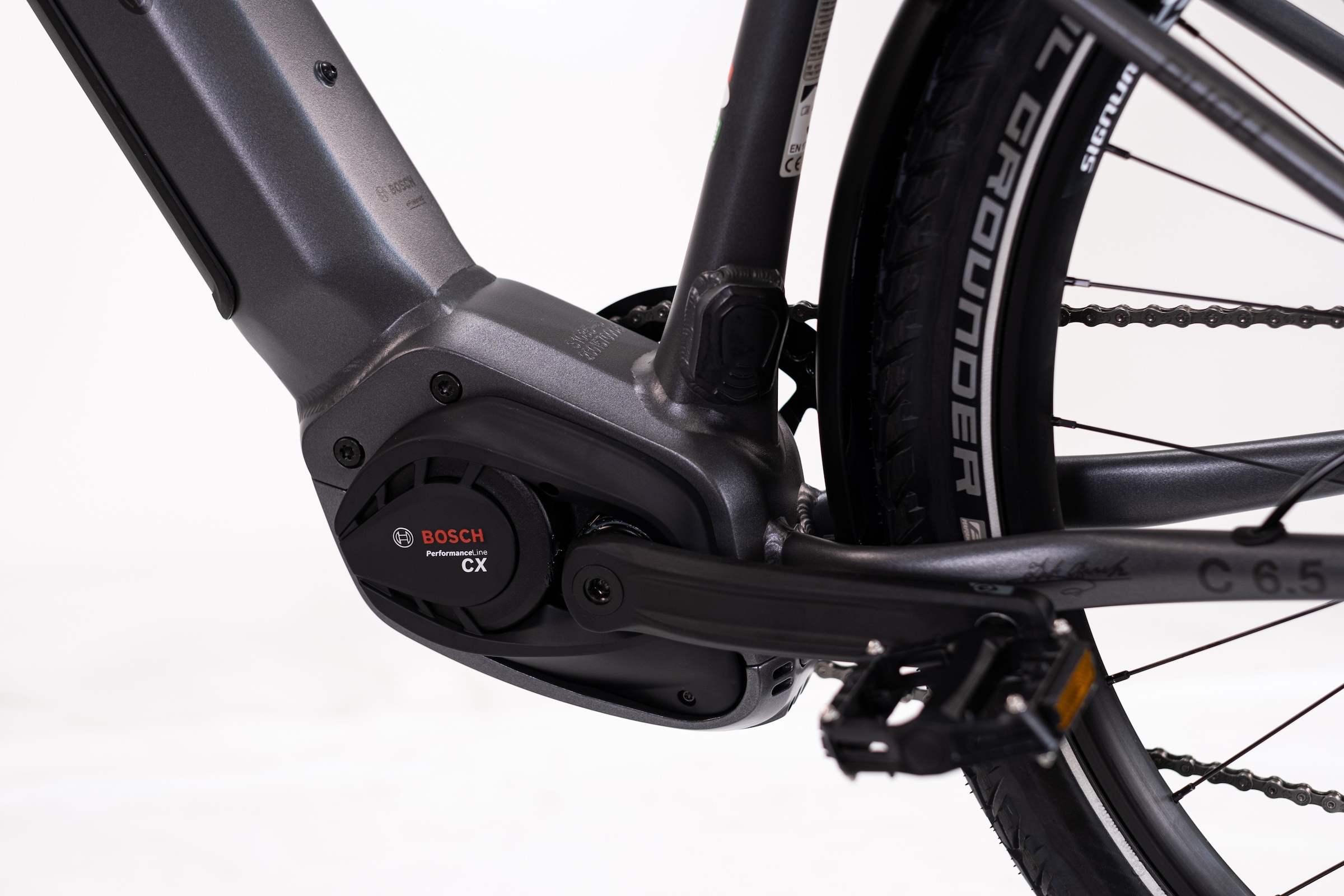 PUCH »PUCH C6.5 SUV / BOSCH 500 Wh 29" grau 10 Gänge« 10 Gang Shimano DEORE RDM-6000 Schaltwerk Kettenschaltung Mittelmotor 250 W BOSCH PERFORMANCE LINE CX 36 V/250 W