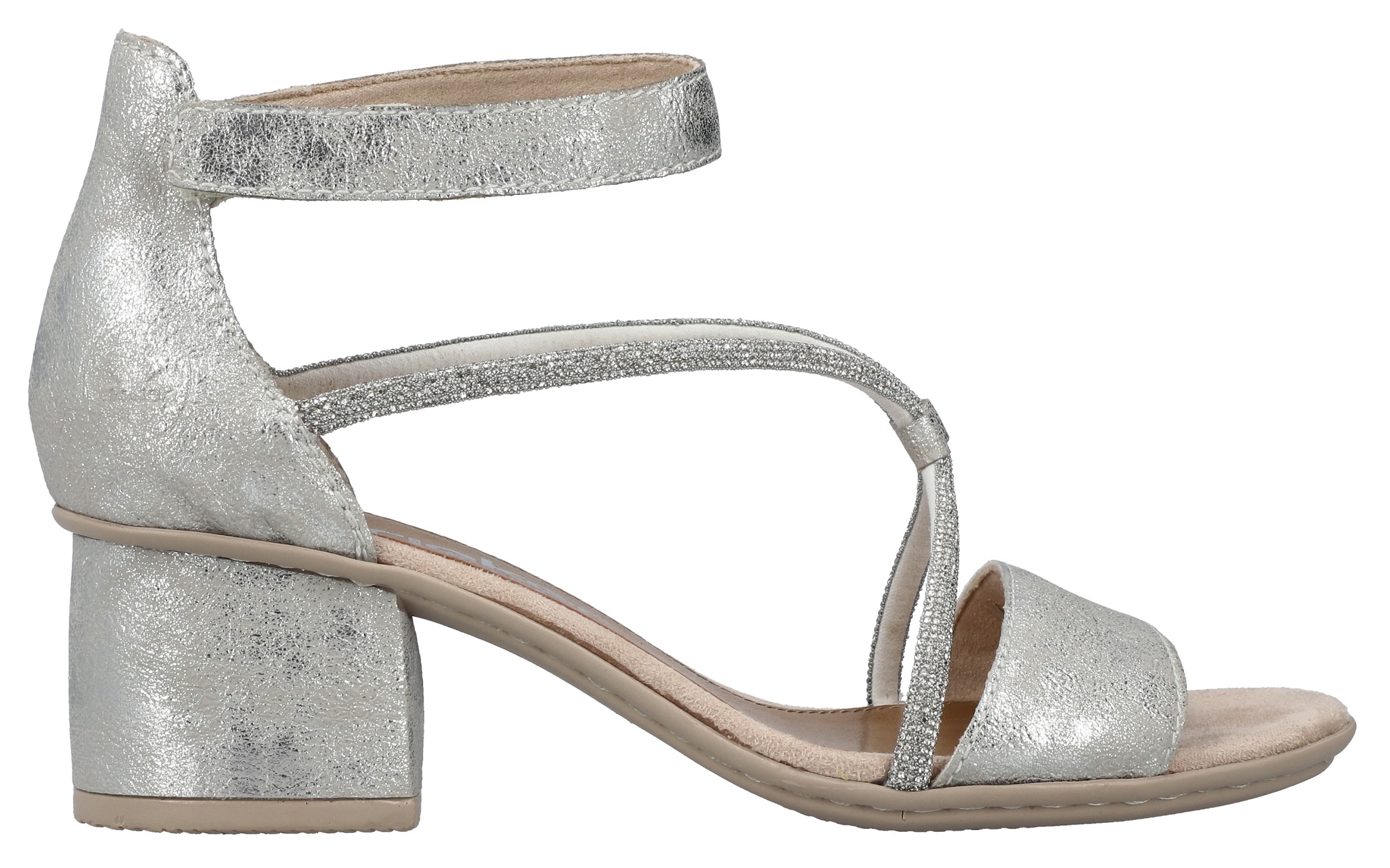 Rieker Sandalette  Sommerschuh, Sandale, Blockabsatz, mit praktischem Klettverschluss