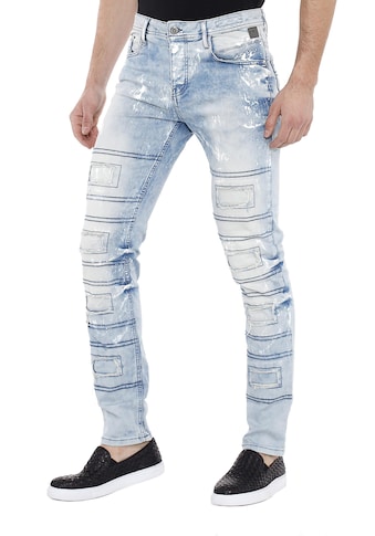 Cipo & Baxx Straight-Jeans, im Destroyed Look Slim Fit kaufen
