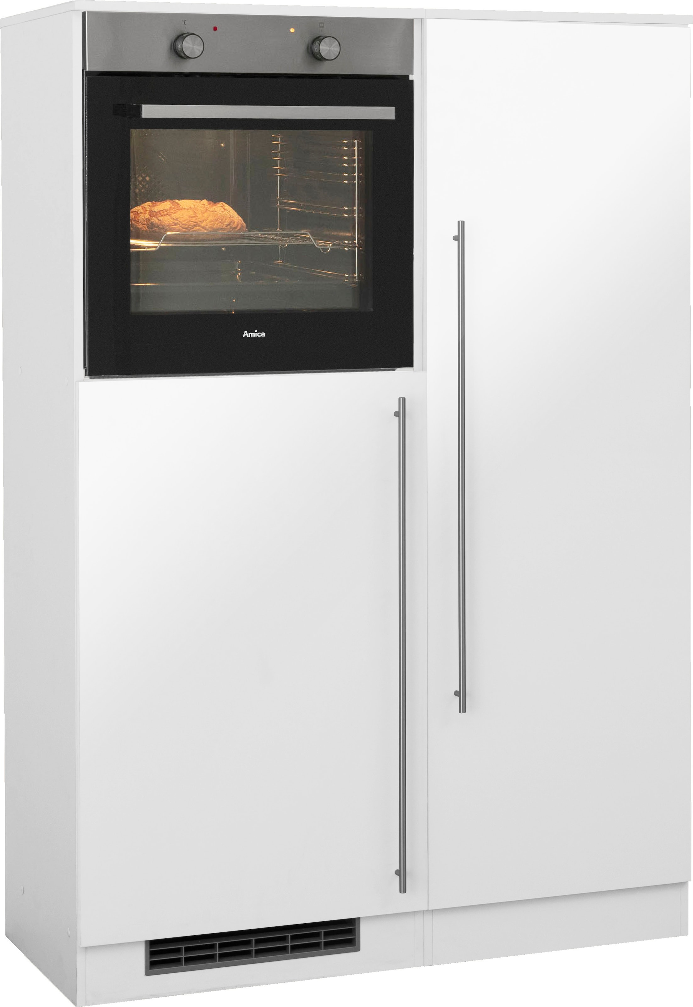 wiho Küchen Küche »Chicago«, Back-/Kühlmodul, wahlweise mit E-Geräten, Breite 110 cm
