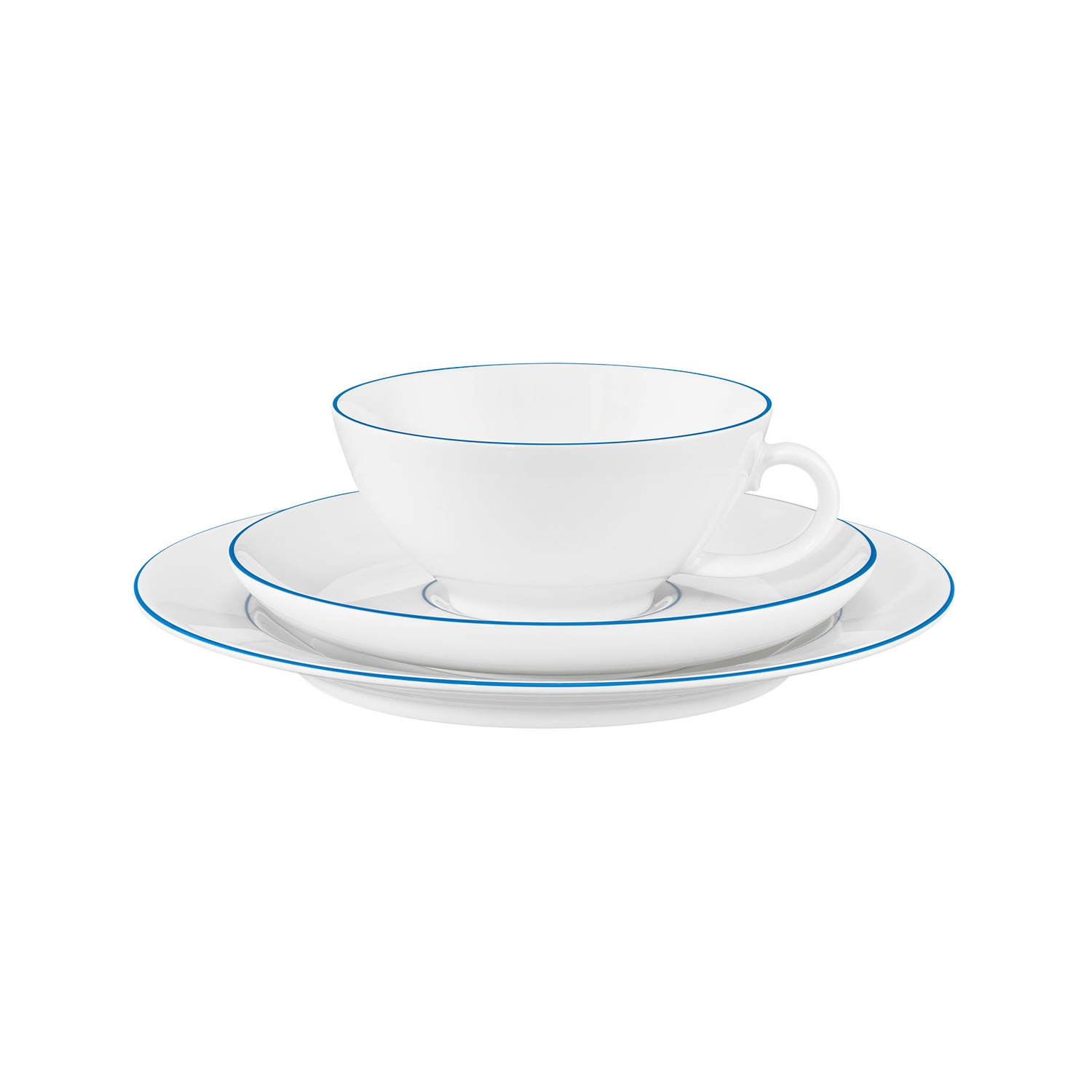 Seltmann Weiden Teeservice »Teeservice 18-teilig Sonate Blue Lines, Teetass günstig online kaufen