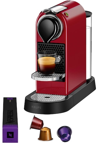 Nespresso Kapselmaschine »New CitiZ XN7415 von Krups, Rot«, inkl. Willkommenspaket mit... kaufen