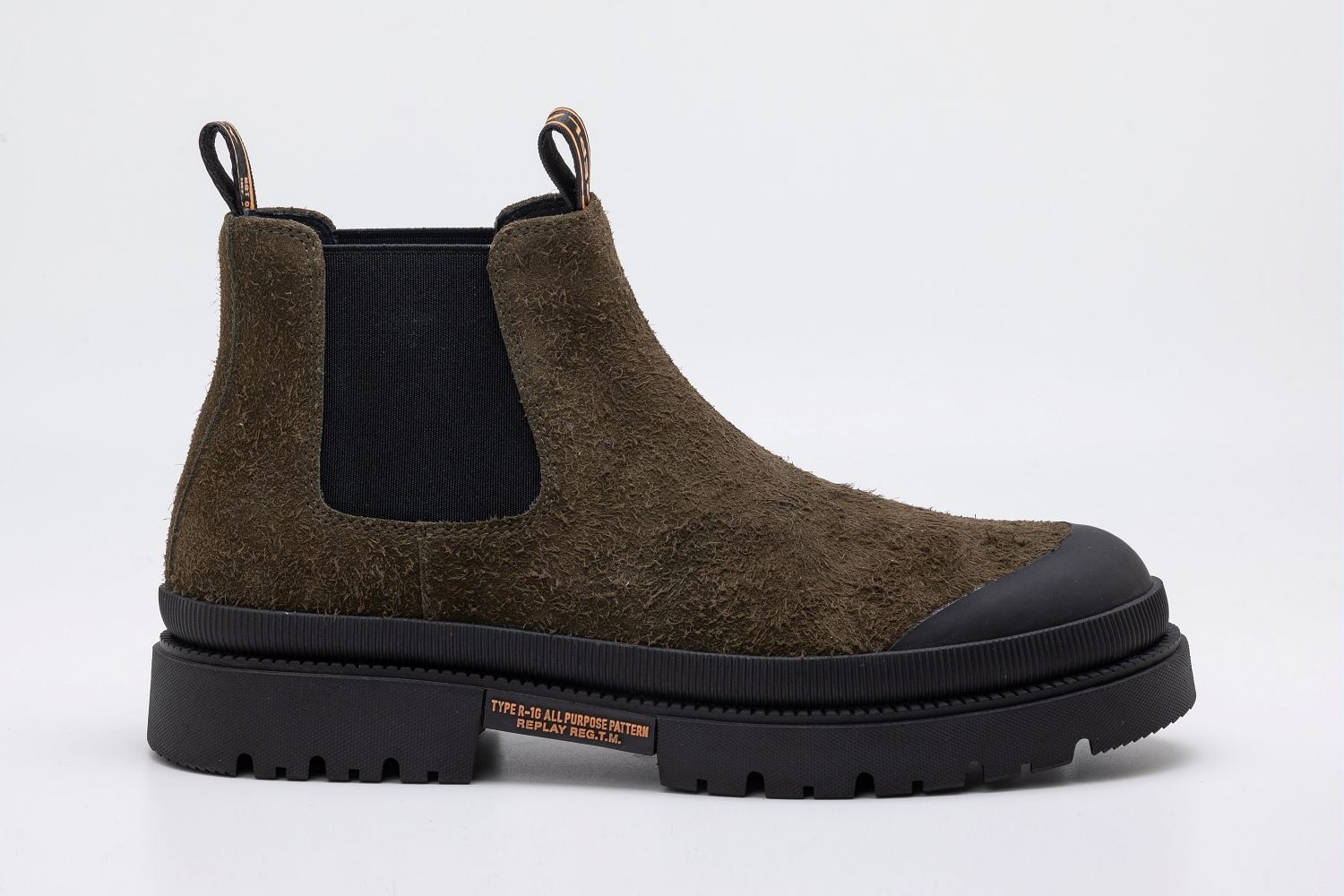 Replay Chelseaboots »SANDTOWN CHELSEA«, Schlupfboots, Stiefelette, Blockabsatz, mit Anziehlasche