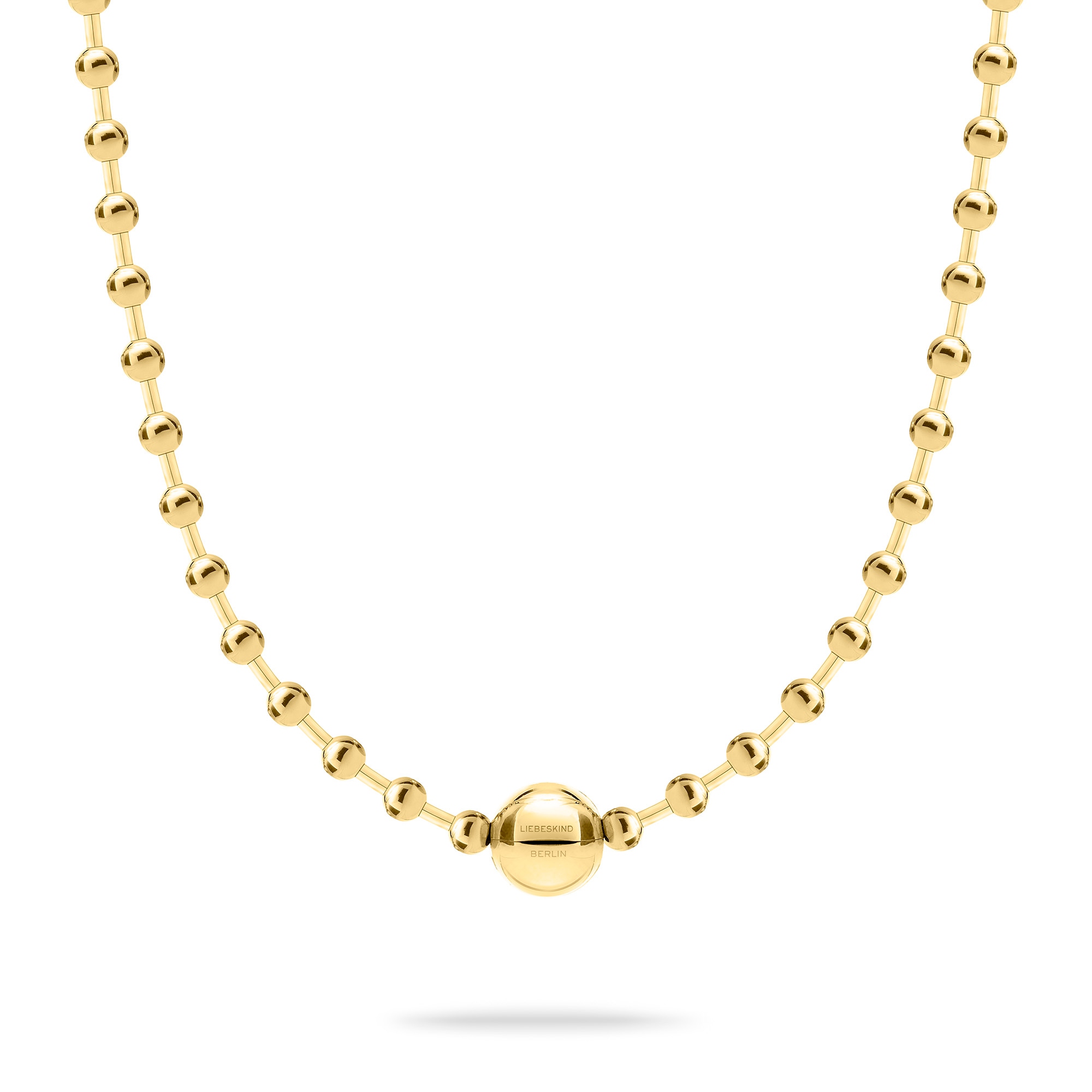 Liebeskind Berlin Edelstahlkette »Schmuck Geschenk Halskette Steel Ball«