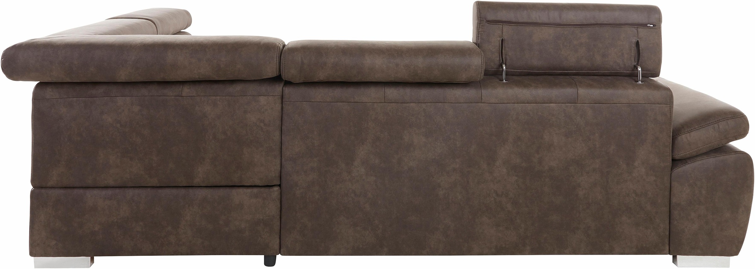 exxpo - sofa fashion Ecksofa »Spring, super bequem und komfortabel mit Armteil- und Kopfteilfunktion«, wahlweise mit Bettfunktion und Bettkasten, L-Form