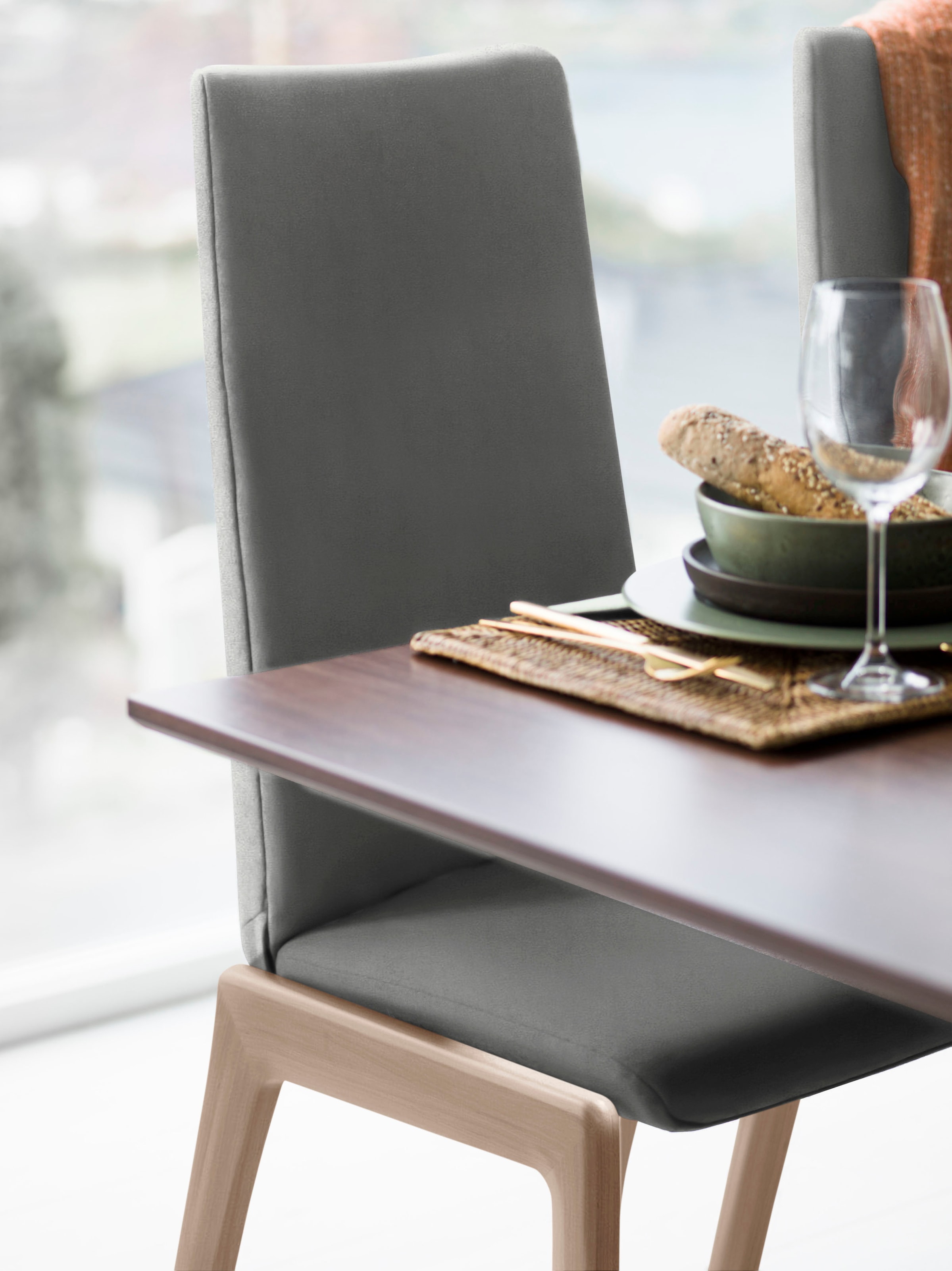 Stressless® Polsterstuhl »Laurel« () High Back, Größe L, mit abgerundeten B günstig online kaufen