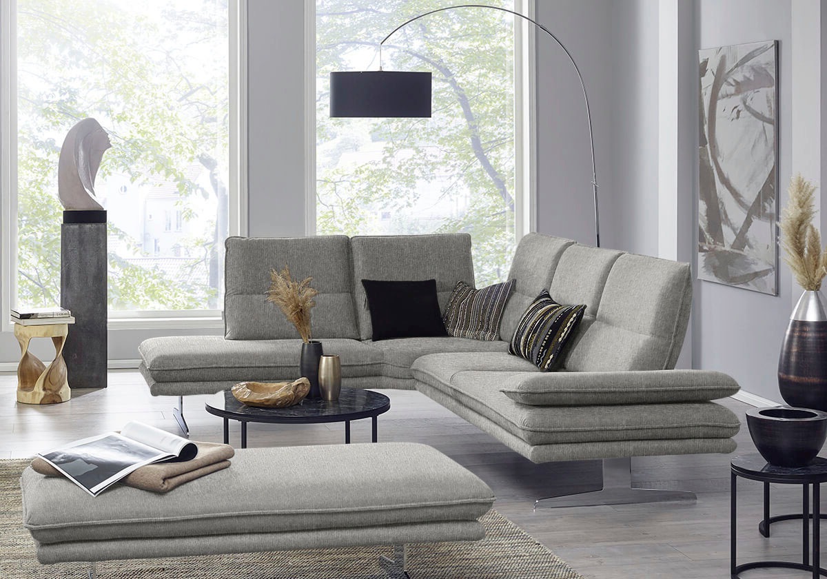 W.SCHILLIG Ecksofa »broadway, Designsofa, mit tollem Sitzkomfort, L-Form«, günstig online kaufen