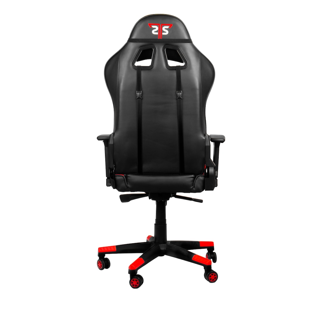 Hyrican Gaming-Stuhl »"Striker Code Red XL" ergonomischer Gamingstuhl,Schreibtischstuhl«, Kunstleder-Stoff