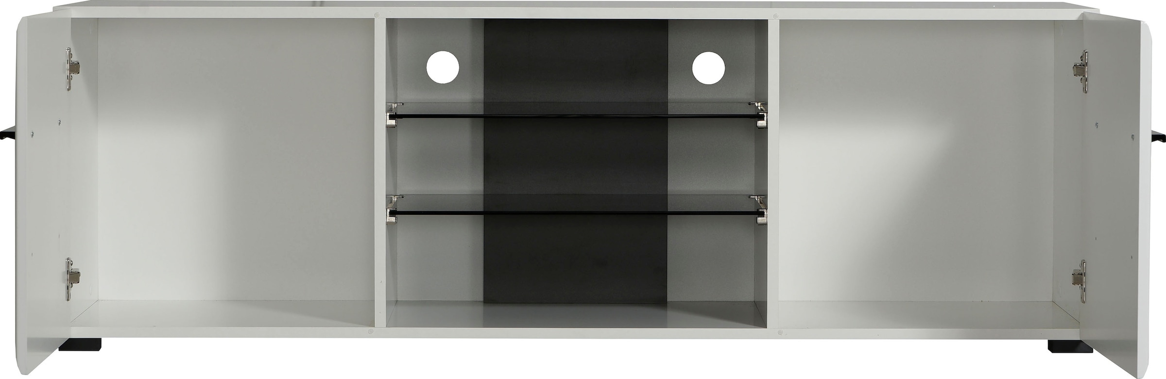 INOSIGN Wohnwand »Trentino«, (Set, 4 St.), Inkl. Vitrine, Low-Board, Highboard und Wandregal
