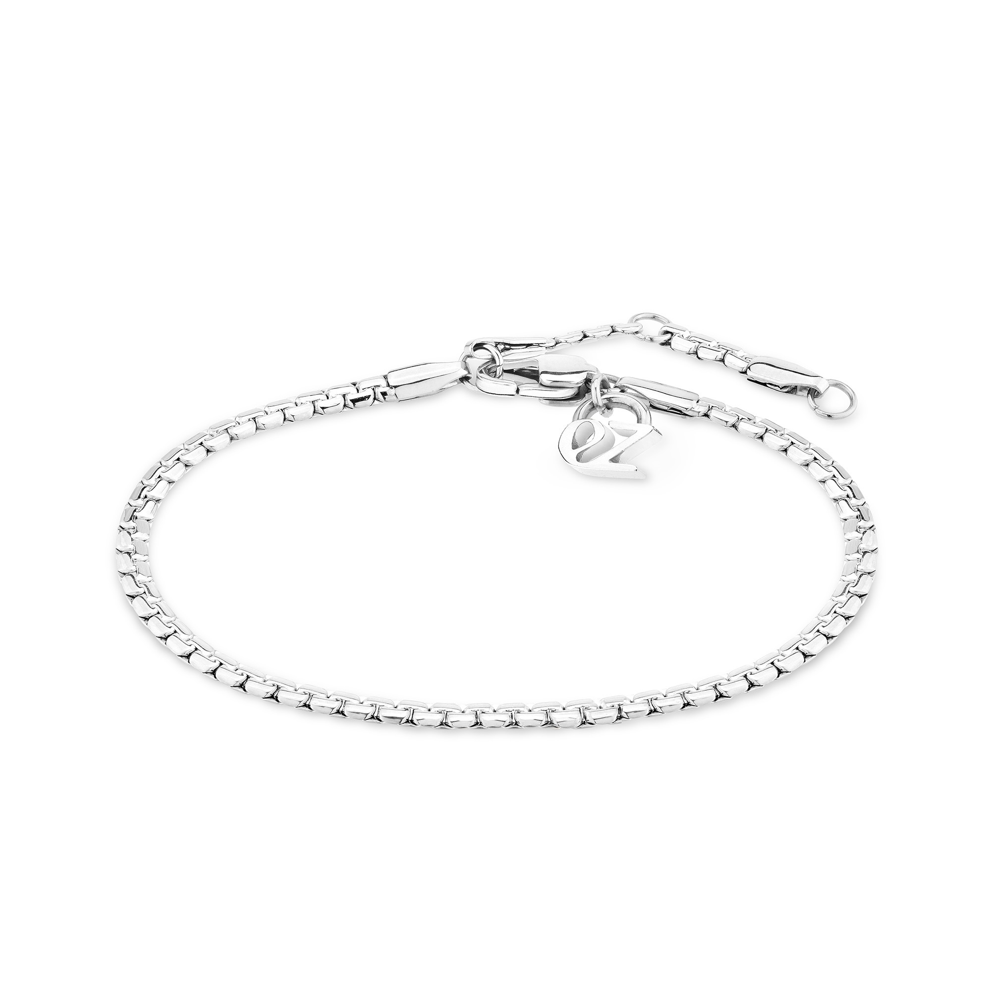 ECHTZEIT Armband »Schmuck Geschenk Edelstahl Armkette The Sleek One« silberfarben 21 cm The Sleek Armband